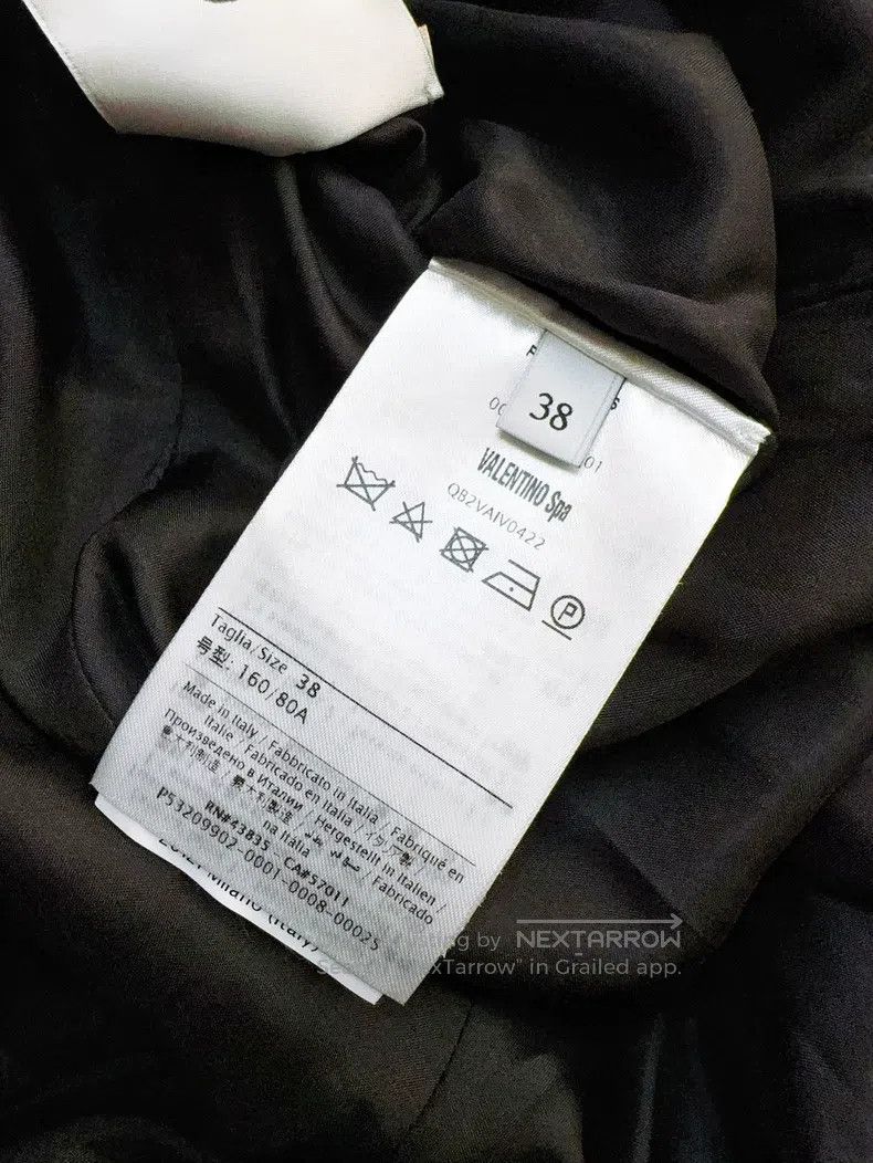 Valentino Valentino Black velvet polka dot long-sleeved dress Size M / US 6-8 / IT 42-44 - 5 Thumbnail