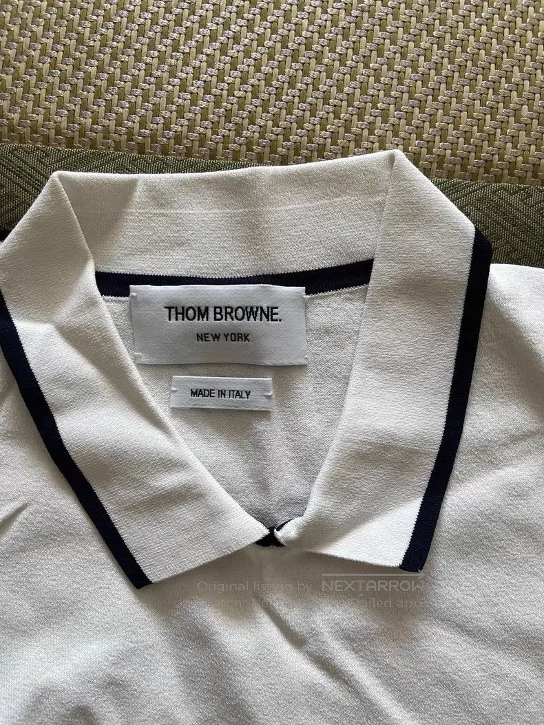Thom Browne Thom Browne White Long Sleeve Size US XL / EU 56 / 4 - 2 Thumbnail