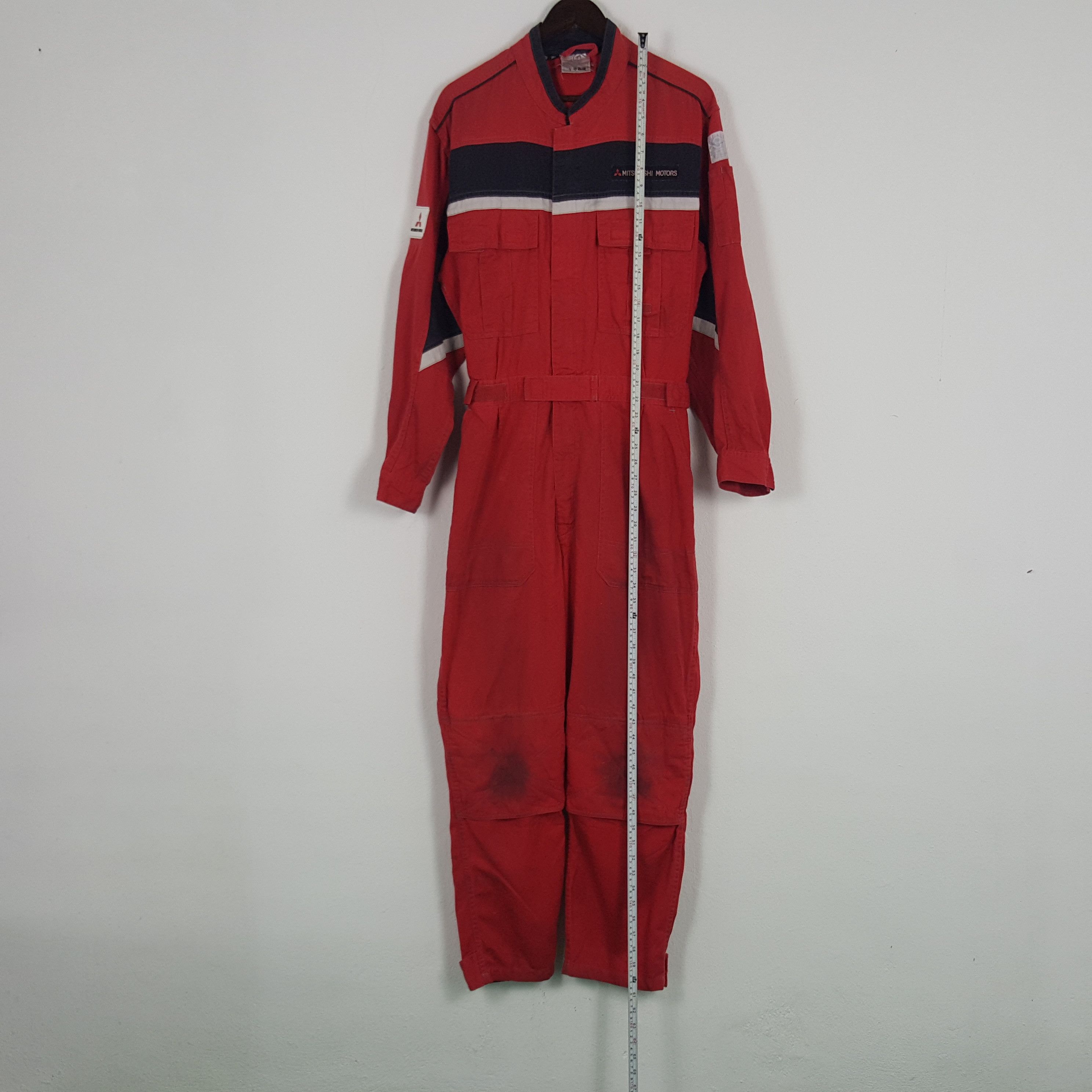 Japanese Brand × Vintage Vintage Mitsubishi Motors Service Staff Coverall Jacket Size US M / EU 48-50 / 2 - 7 Thumbnail