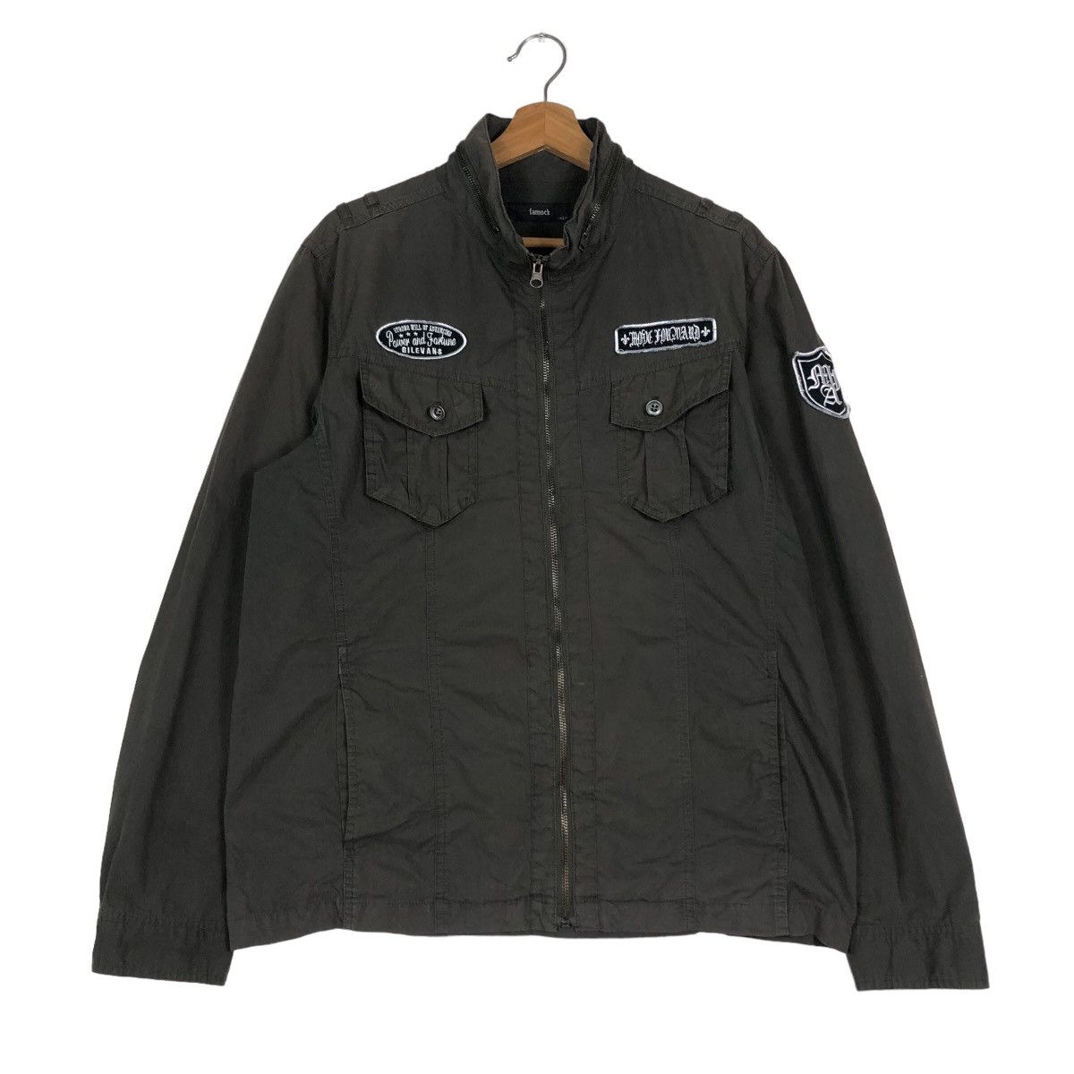 🔥Work Shirt Jacket Famock Japan Punk Style Chrome Hearts