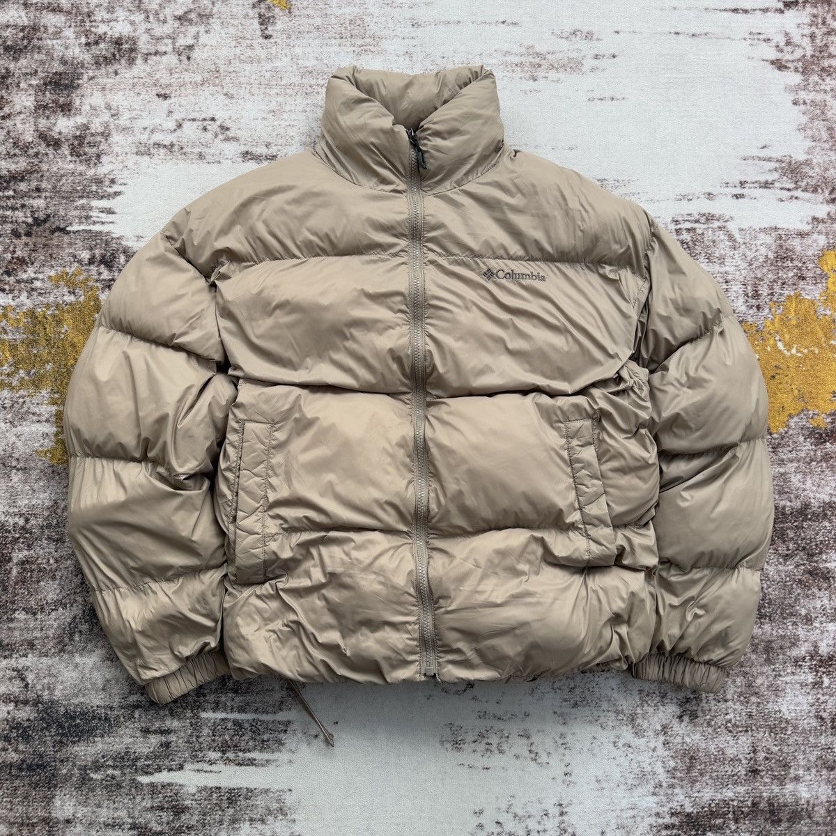 Columbia COLUMBIA SPORTSWEAR PUFFER DOWN JACKET BEIGE M Size US M / EU 48-50 / 2 - 1 Thumbnail