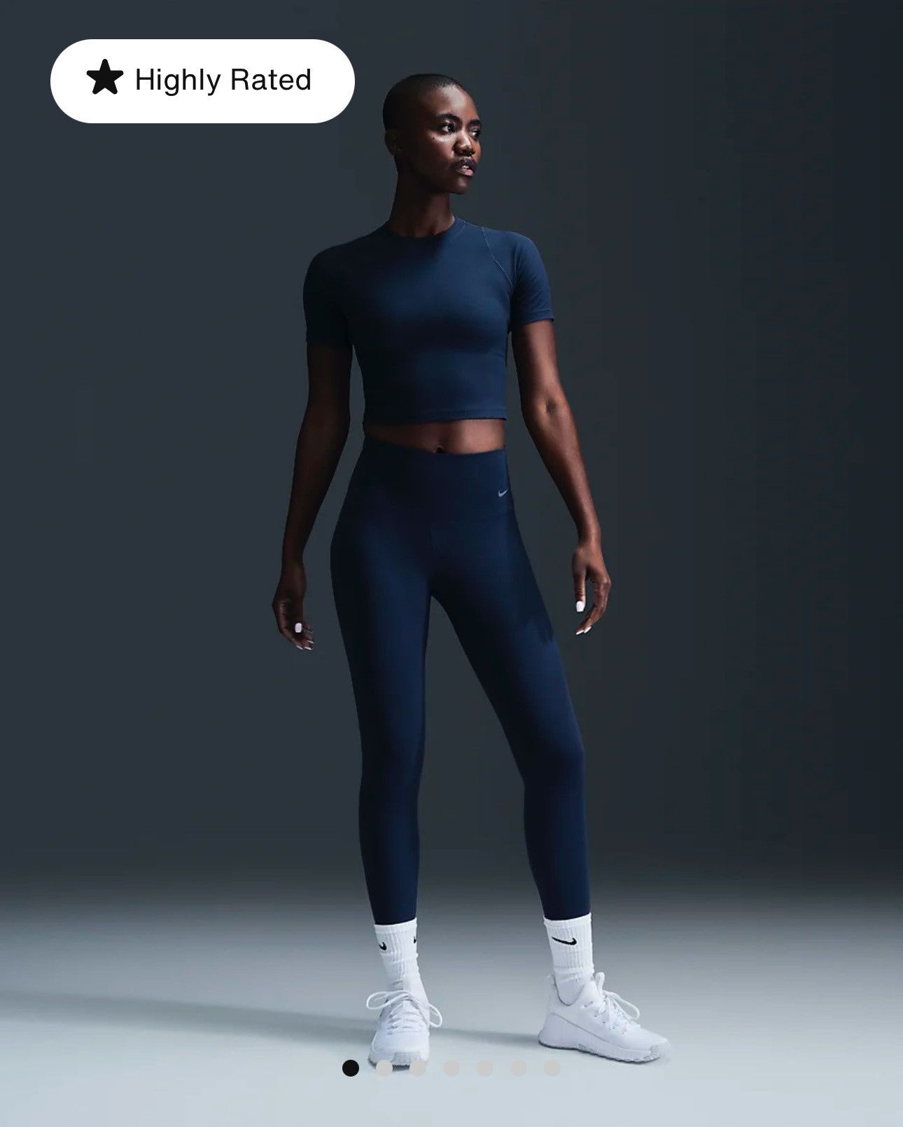 Nike Nike Zenvy Women's Gentle-Support High-Waisted 7/8 Leggings Size 27" / US 4 / IT 40 - 1 Thumbnail