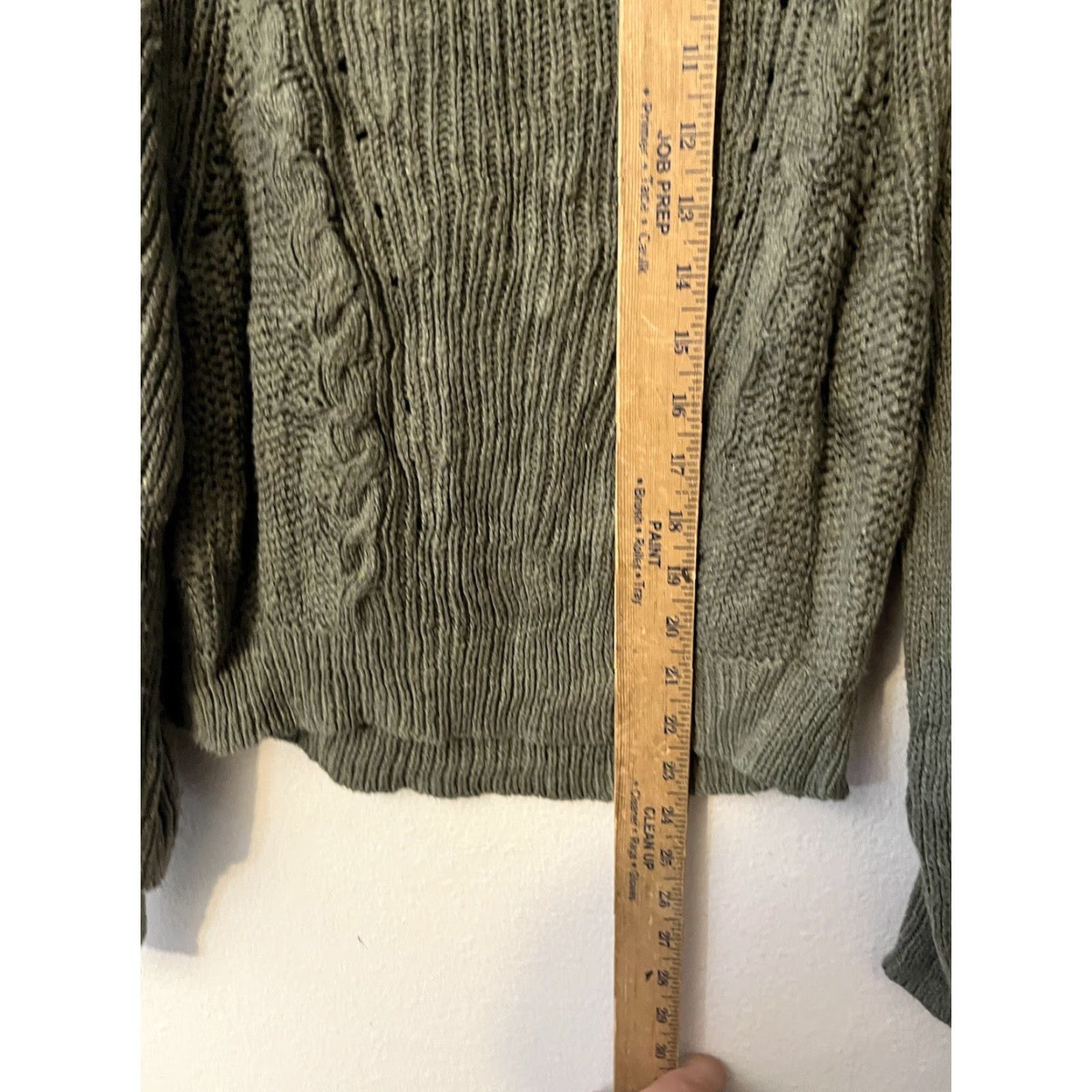 American Eagle Outfitters American Eagle Outfitters Sweater Women Green Pullover Knitted Long Sleeve Crew Neck Size M Size M / US 6-8 / IT 42-44 - 4 Thumbnail