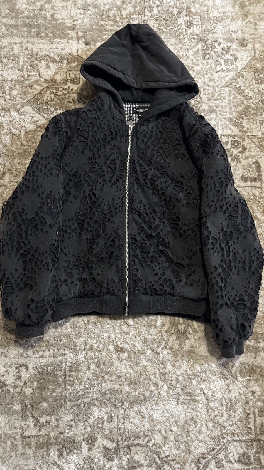 Brotherly Love Brotherly Love | Webstar Burnedweb Nylon Bomber Jacket Size US XL / EU 56 / 4 - 1 Thumbnail