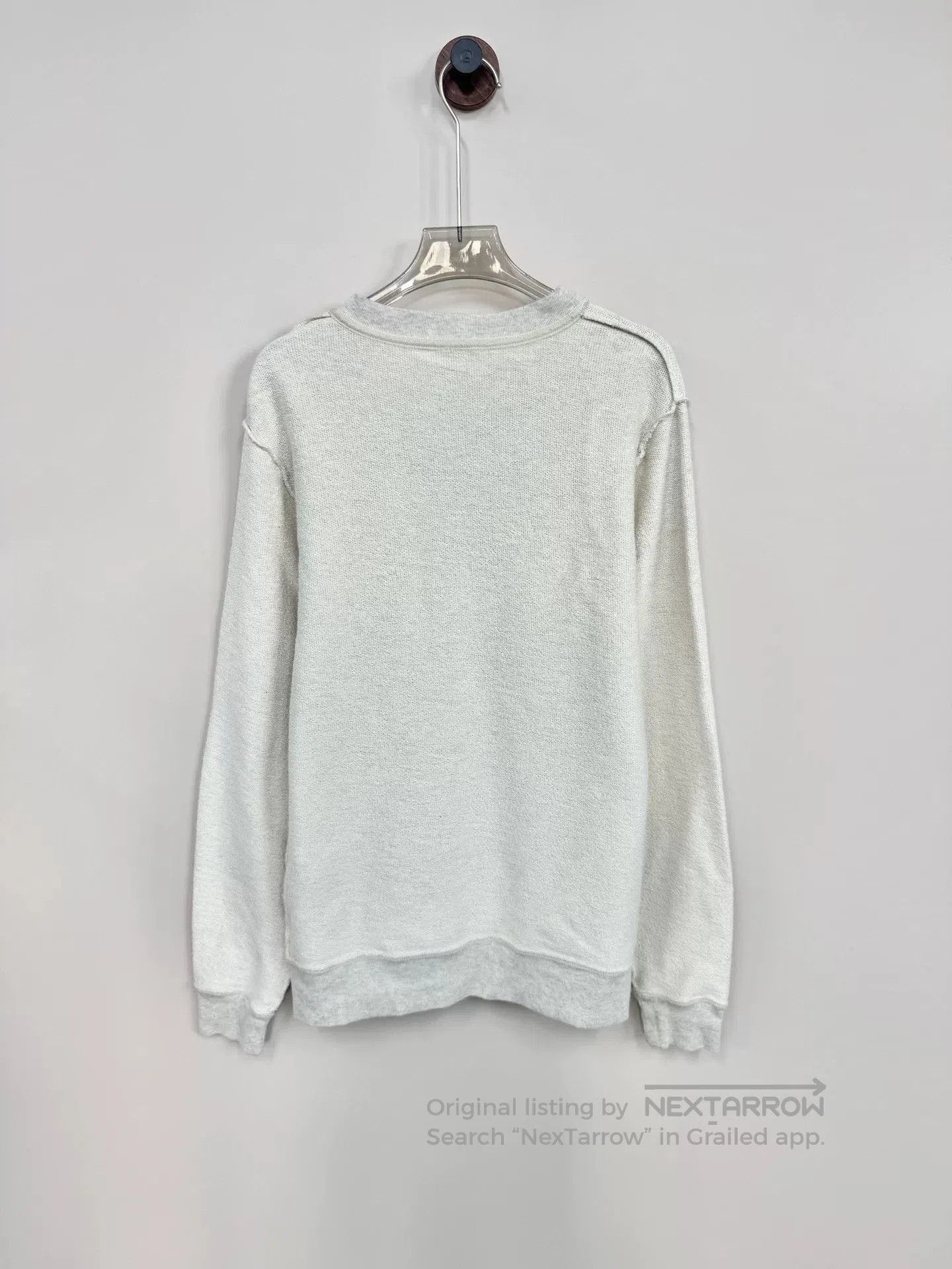 Loewe Loewe Gray Embroidered Logo Sweatshirt. Size US M / EU 48-50 / 2 - 2 Thumbnail