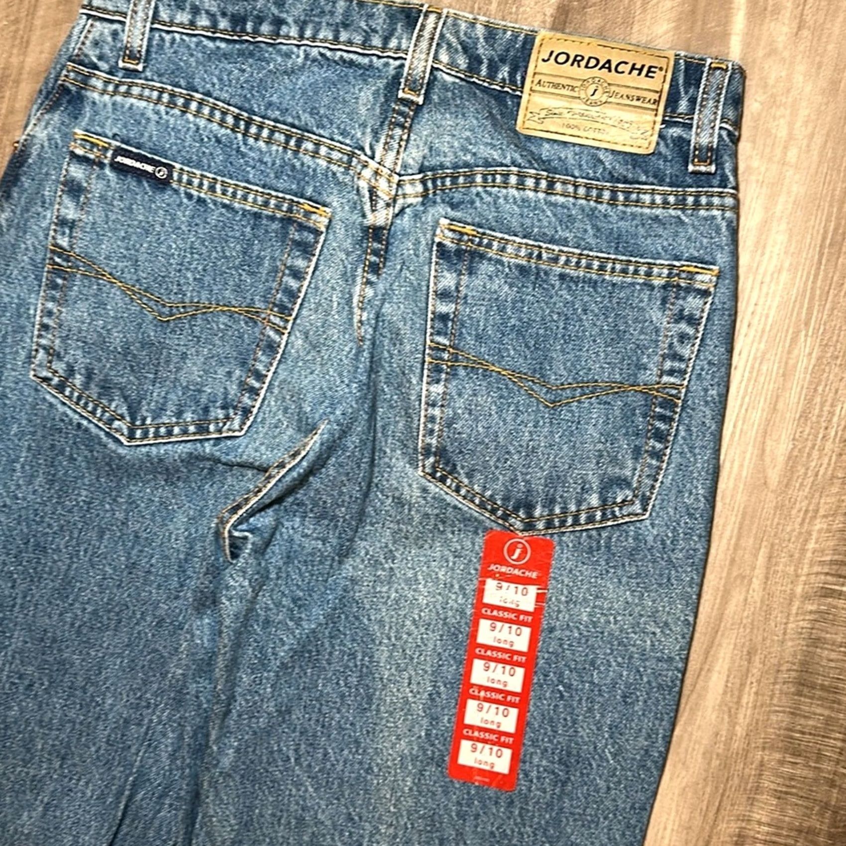 Jordache Jordache Jeans Jordache Classic Fit High Rise Jeans 9/10 Long Womens 10 Regular Blue Tapered 34 Inseam 45 Total Length 11 Rise 6 Thigh 12 MS10703 Size 32" / US 10 / IT 46 - 4 Thumbnail