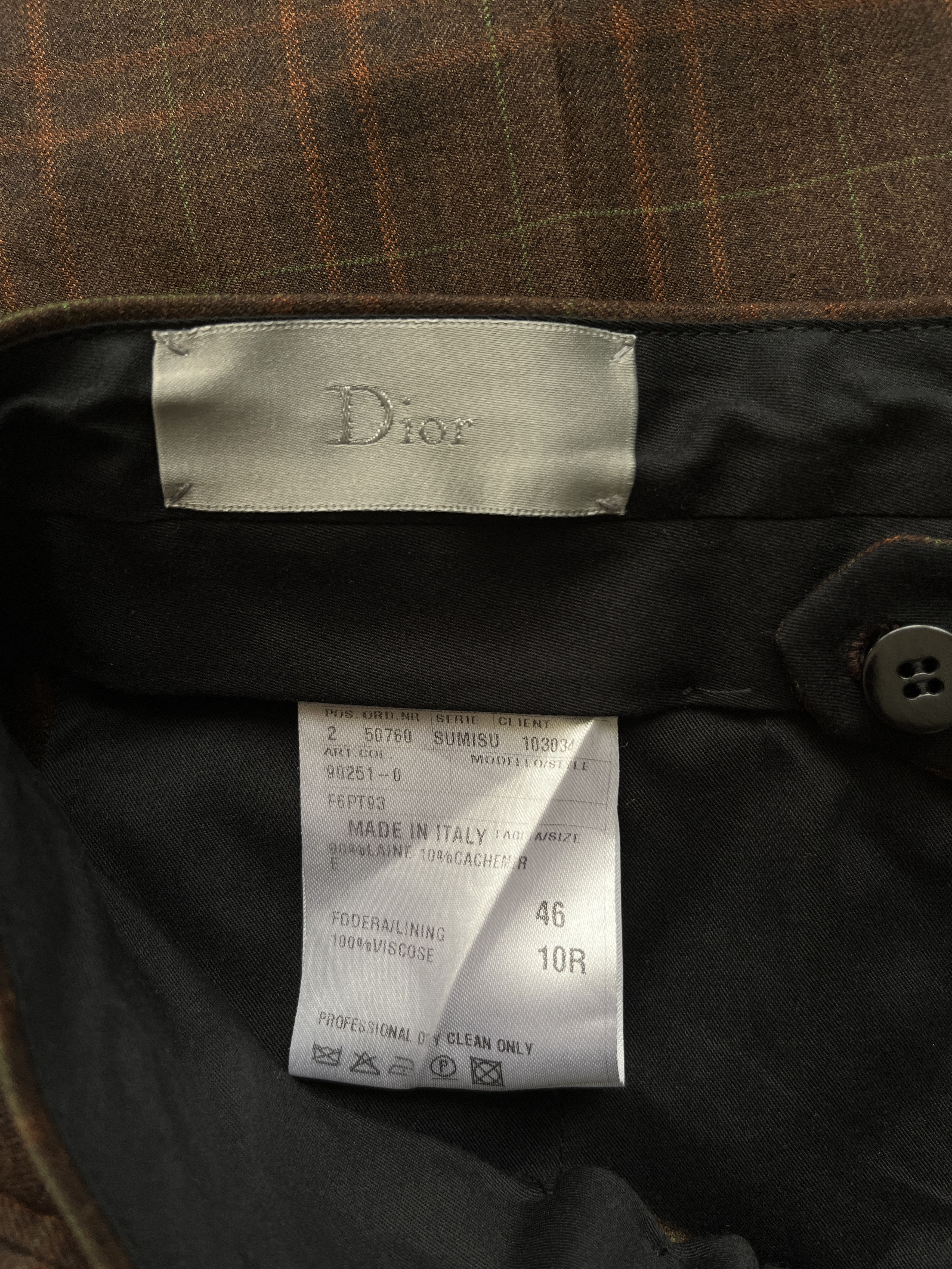 Dior ⚡️QUICK SALE⚡️2013 Dior Kva Wool/ Cashmere Pants Trousers Size US 30 / EU 46 - 3 Thumbnail