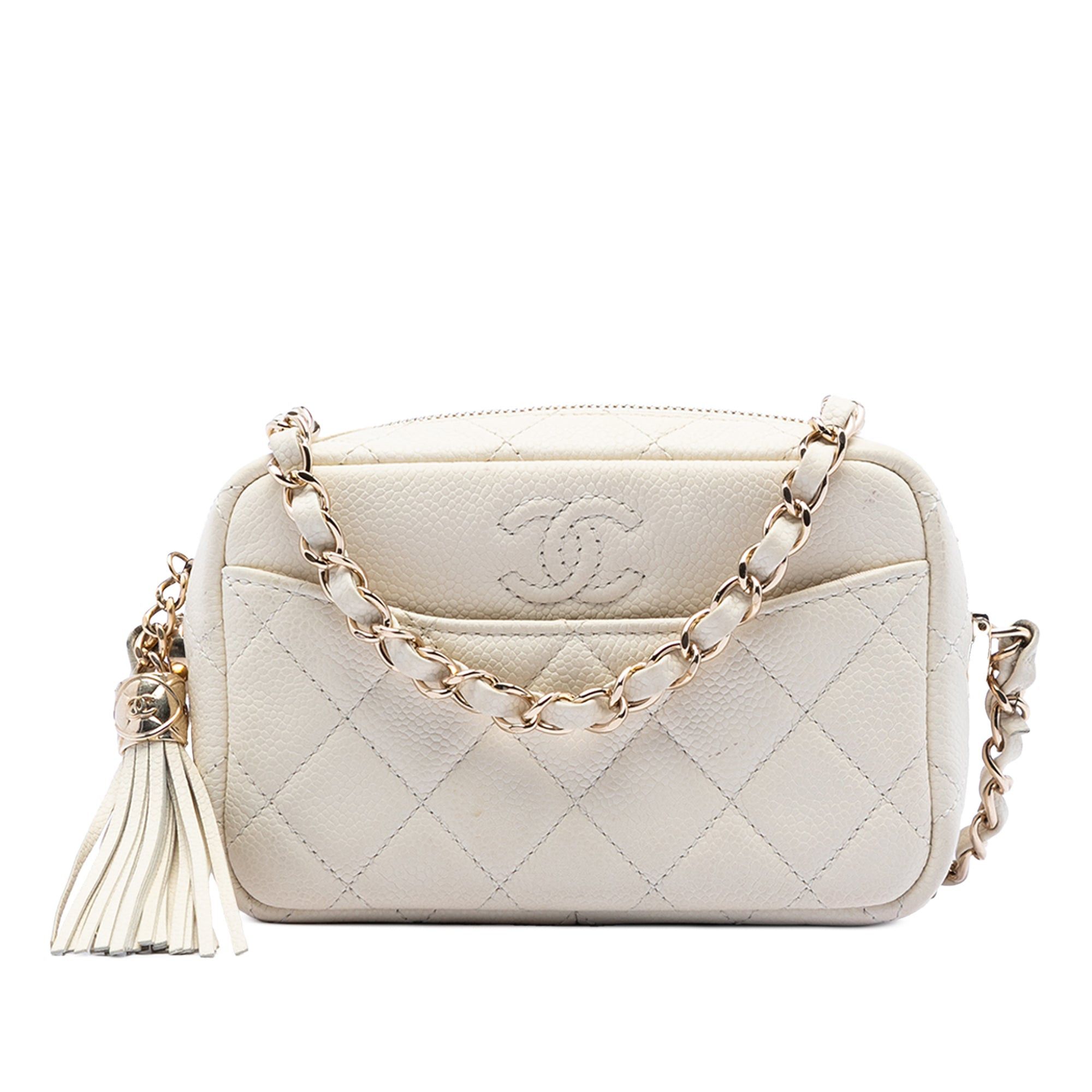 Chanel Mini Quilted Caviar Coco Tassel Camera Case Size ONE SIZE - 1 Thumbnail