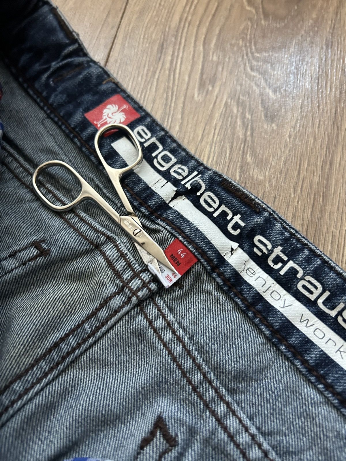 Vintage Engelbert Strauss Baggy worker multi-pocket jeans Size US 30 / EU 46 - 6 Thumbnail