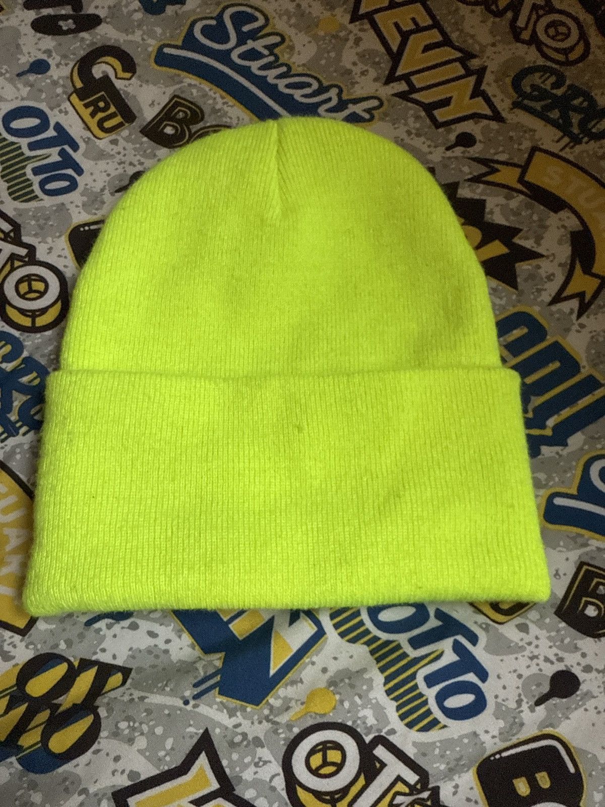 Carhartt Neon yellow carhartt beanie Size ONE SIZE - 3 Thumbnail