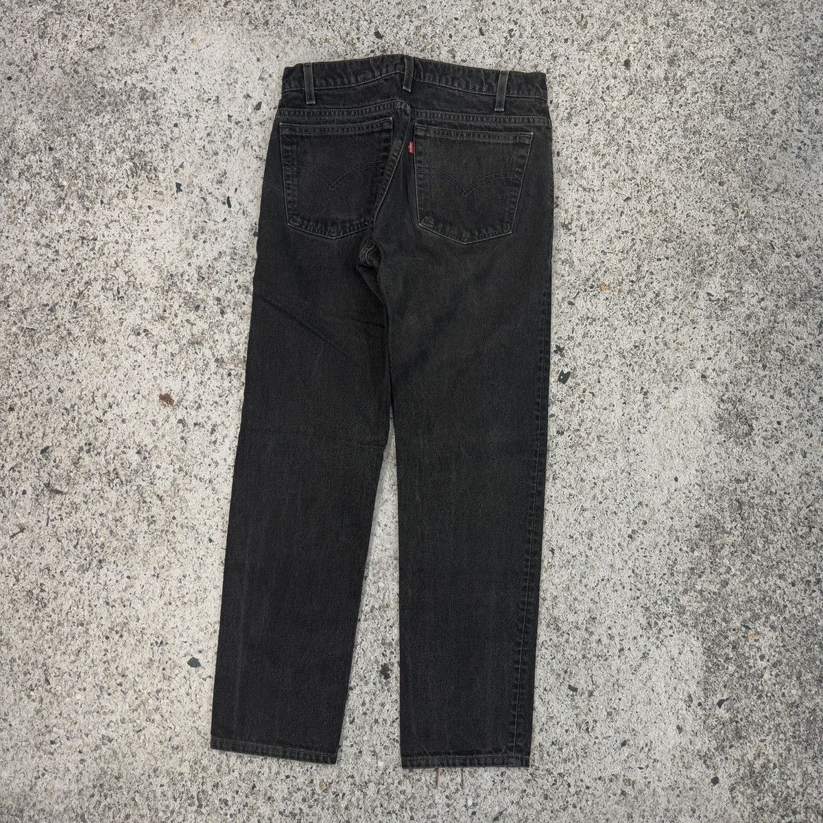 Levi's Vintage 90s Levi’s 505 Faded Black Jeans ERD Grunge Chrome Size US 32 / EU 48 - 7 Thumbnail