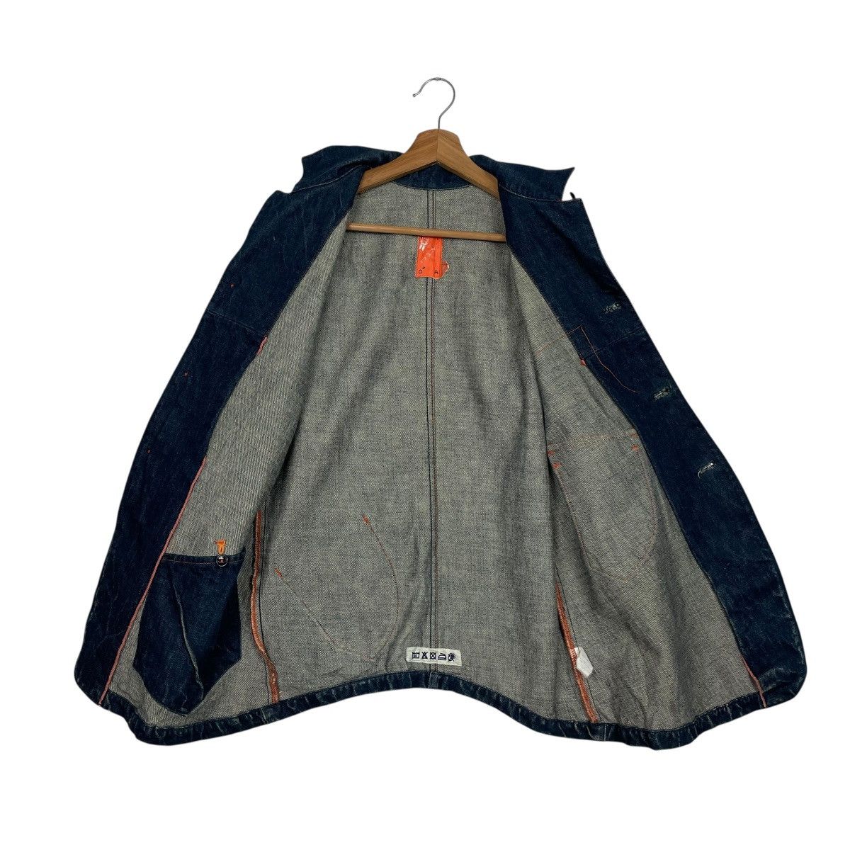 KATO Vtg Kato Tool Project Single Pocket Denim Jacket Size US S / EU 44-46 / 1 - 12 Thumbnail