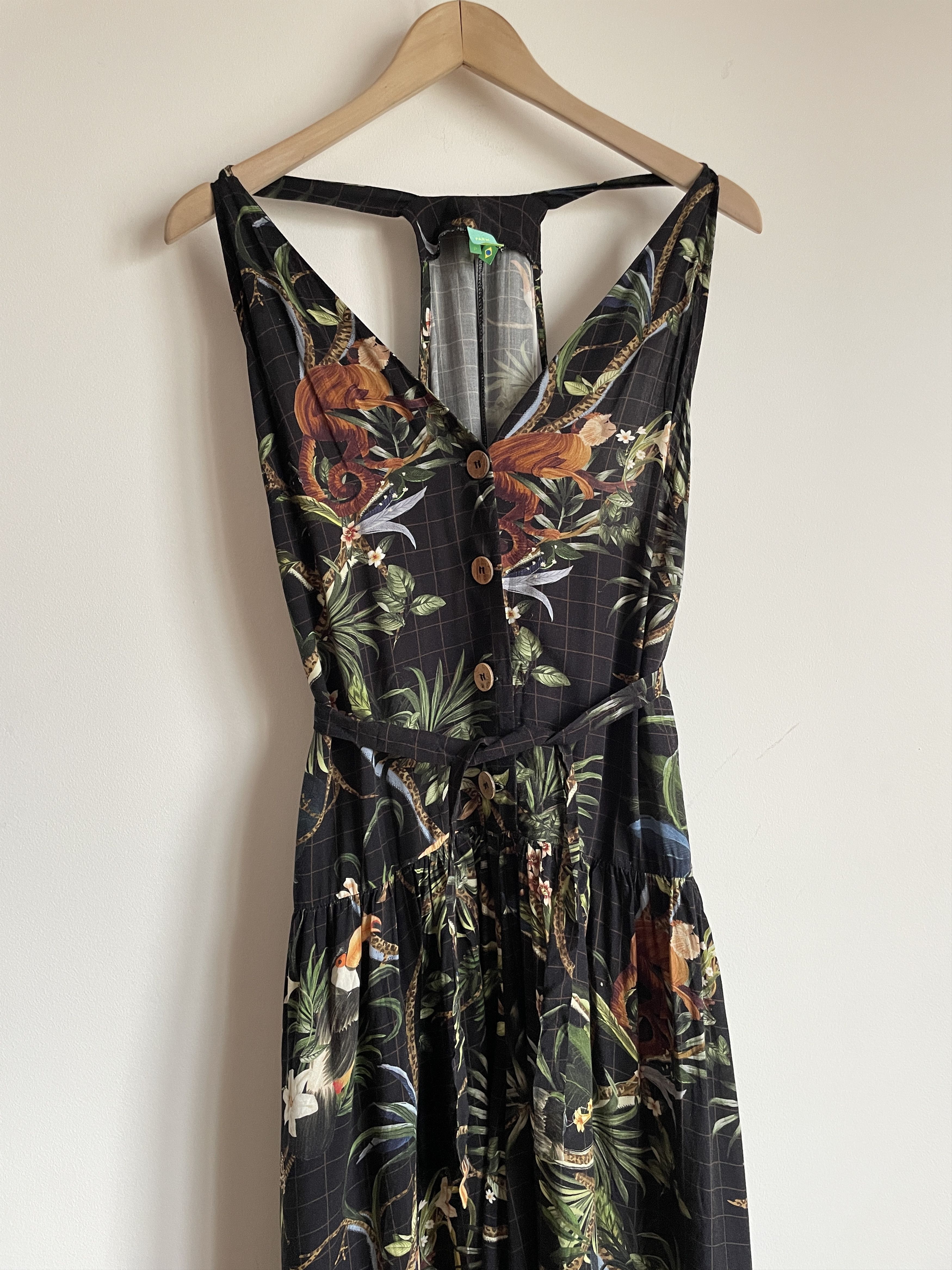 Farm Rio Farm Rio Tropical Print Jumpsuit Dress Size P Size S / US 4 / IT 40 - 4 Thumbnail