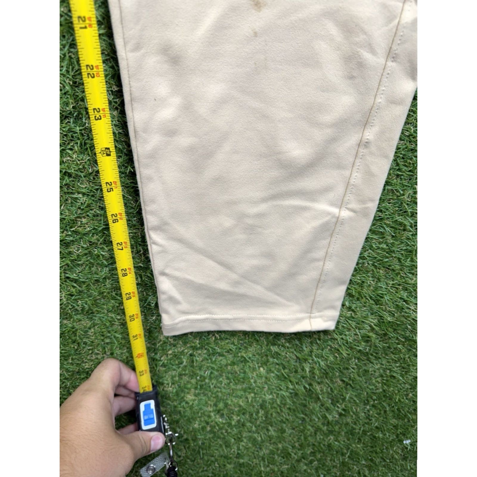 Vintage Rugged Black Sweatpants Mens Large Stretch Performance Slim Tapered Tech Beige Size US 33 - 6 Thumbnail