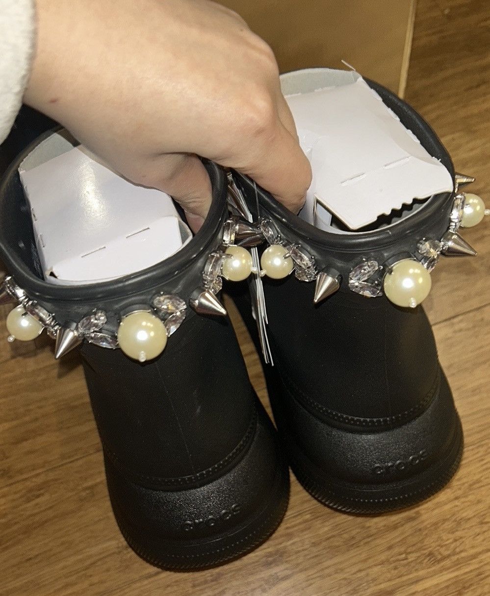 Crocs × Simone Rocha Simone Rocha Crocs Crush Boot Black Women size 10 Men size 8 Size US 10 / IT 40 - 5 Thumbnail