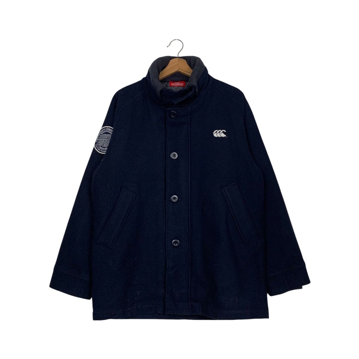 Canterbury of New Zealand CANTERBURY Small Logo Turtleneck Jacket #2677-C120 Size US M / EU 48-50 / 2 - 1 Thumbnail