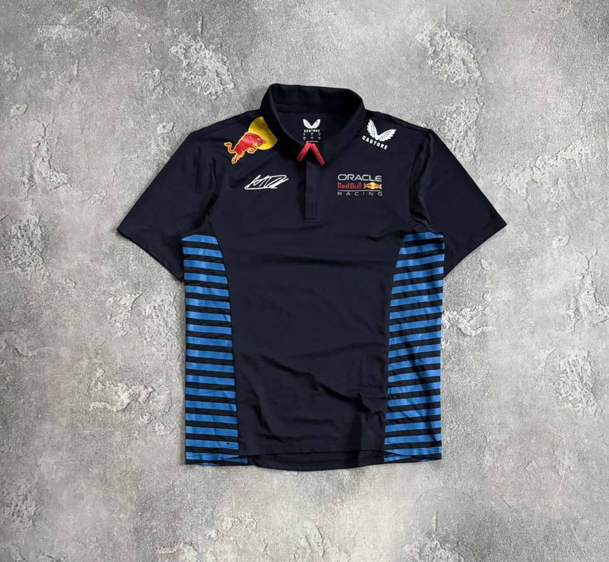 Formula 1 Max Verstappen Polo Tee Red Bull Castore Oracle racing F1 Size US L / EU 52-54 / 3 - 9 Thumbnail