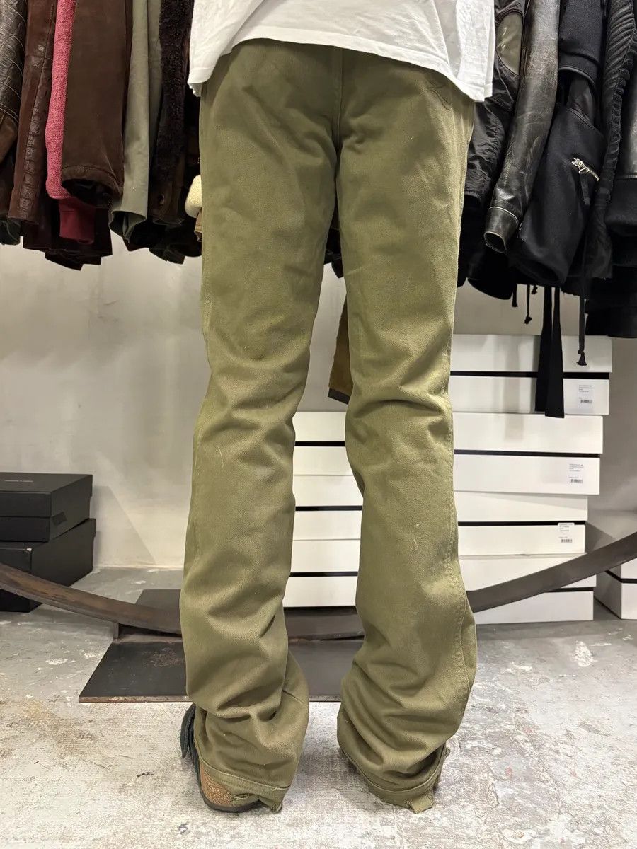 Alexander McQueen SS2002 Alexander Mcqueen Green Distressed Pants Size US 30 / EU 46 - 4 Thumbnail