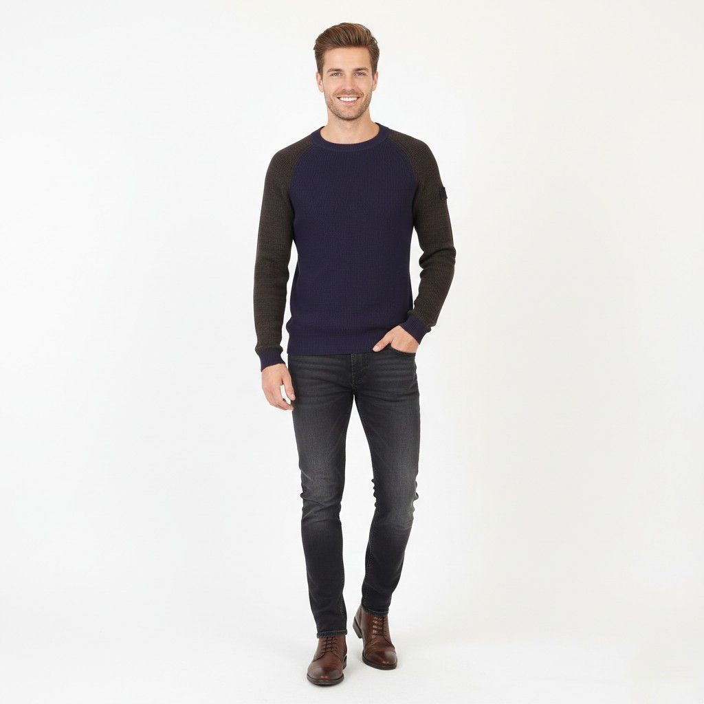 G-Star G-Star Raw Men M Jumper Navy Cotton Core Raglan 7270 Size US M / EU 48-50 / 2 - 1 Thumbnail