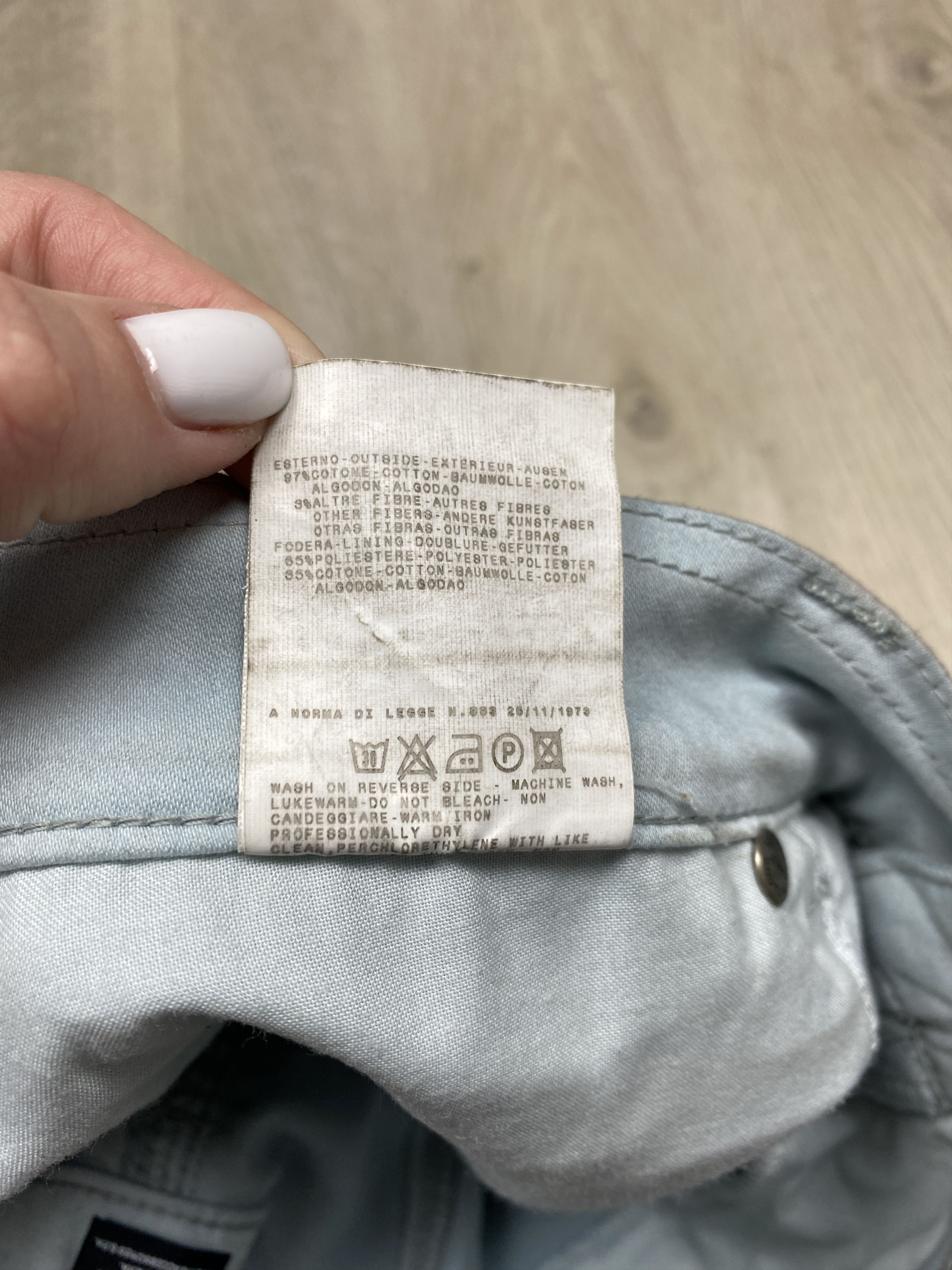 Versace Jeans Couture Versace Jeans Couture Vintage Womens Denim Pants Jeans Size 33" - 12 Thumbnail