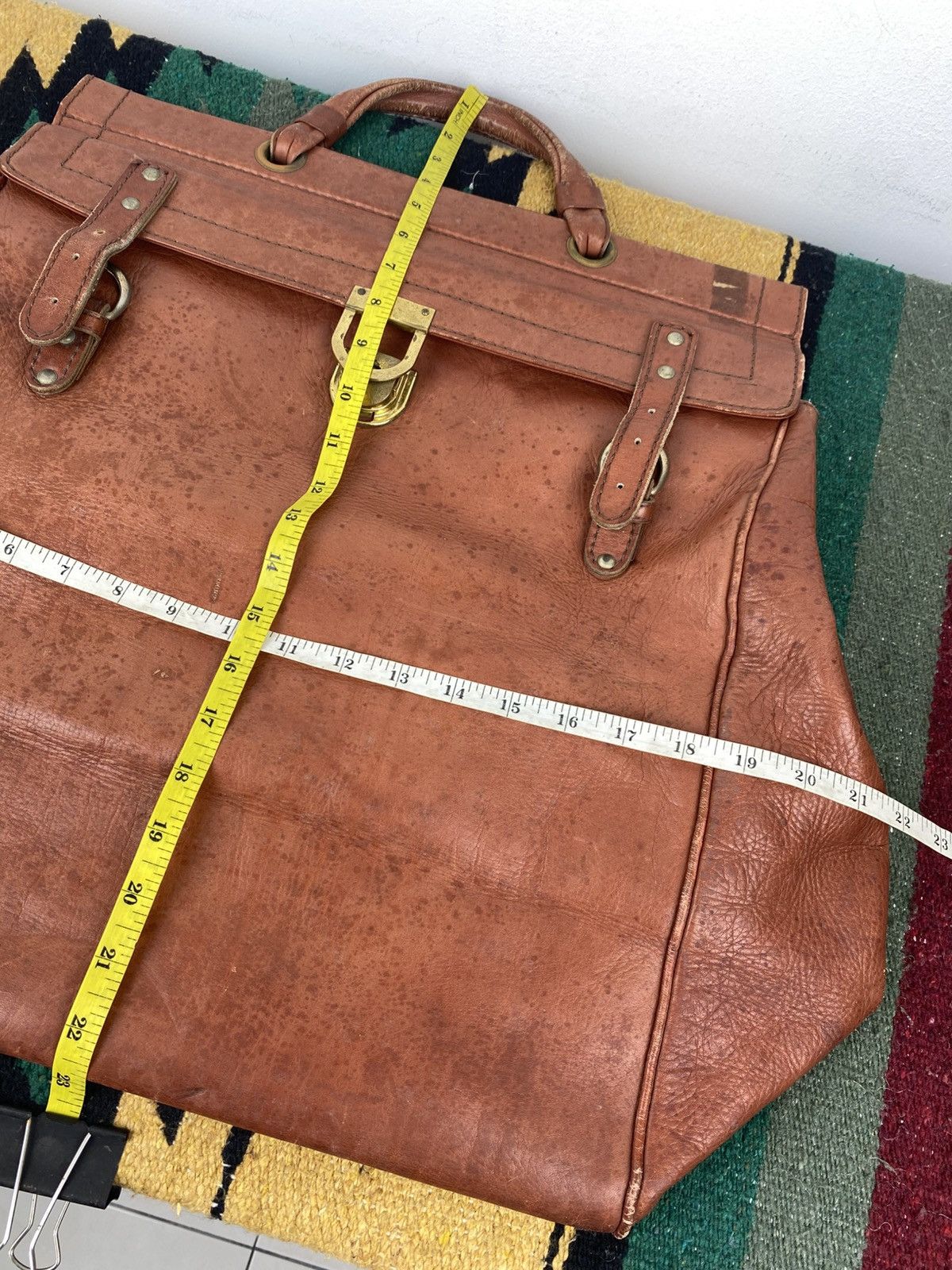 Porter Vintage 90's Porter Large Patina Leather Doctors Bag Size ONE SIZE - 14 Thumbnail