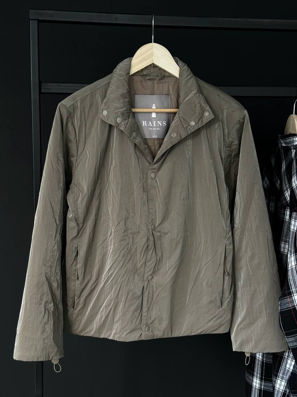Rains Rains Shine Nylon Brown Jacket Size XS / US 0-2 / IT 36-38 - 2 Thumbnail