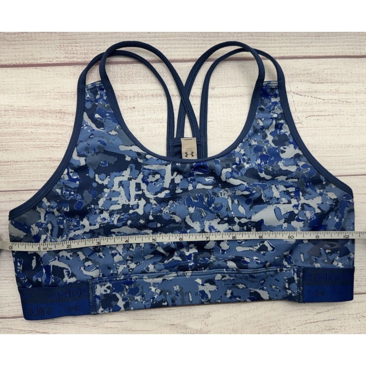 Under Armour UNDER ARMOUR Girls Youth Sports Bra Blue & Purple (L) Compre Size ONE SIZE - 11 Thumbnail