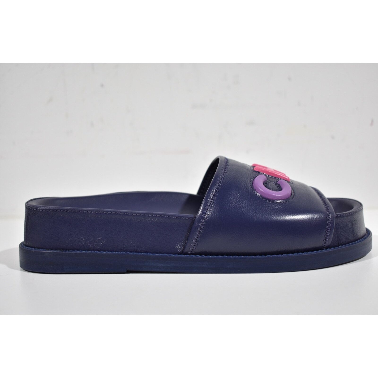 Chanel Chanel 22S Navy Blue Lambskin Multicolor CHANEL Letter Size US 7 / IT 37 - 3 Thumbnail