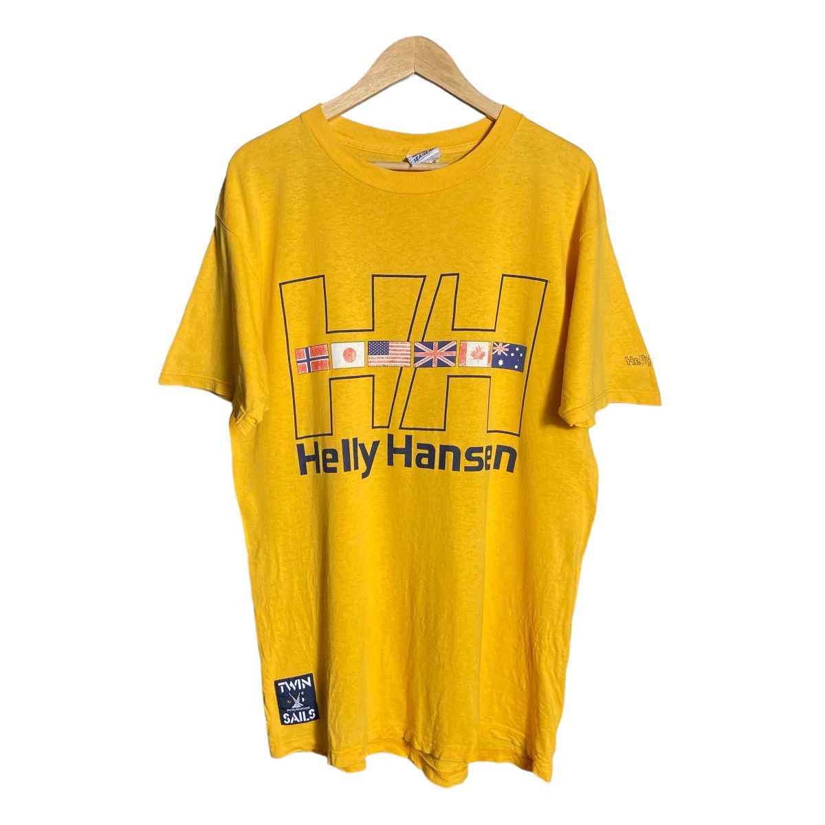 Helly Hansen × Vintage Vintage 90s Helly Hansen Sea Gear Big Logo T-Shirt Size US L / EU 52-54 / 3 - 1 Thumbnail