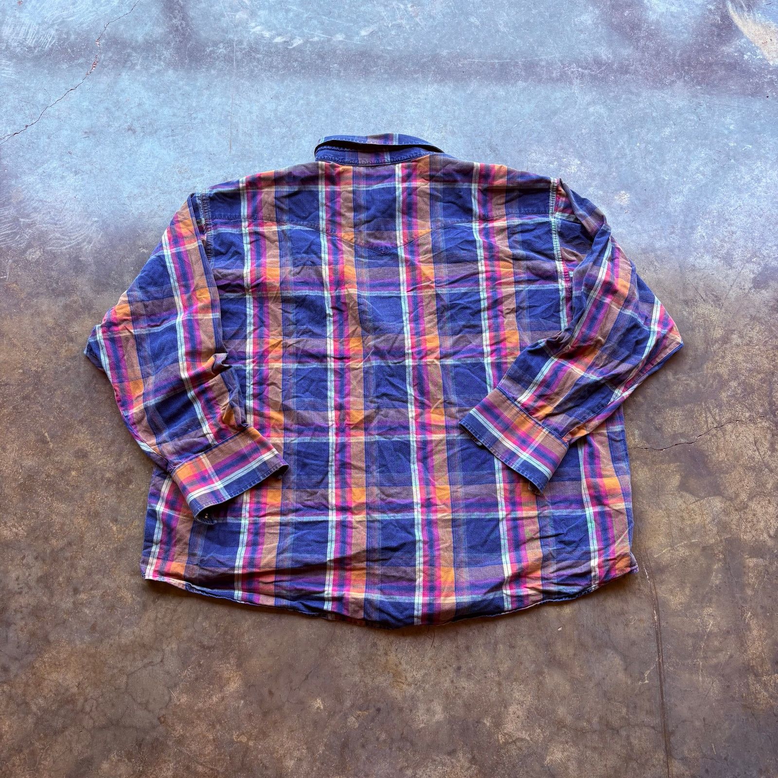 Wrangler Vintage Wrangler Pearl Snap Western Shirt Size US XXL / EU 58 / 5 - 4 Thumbnail