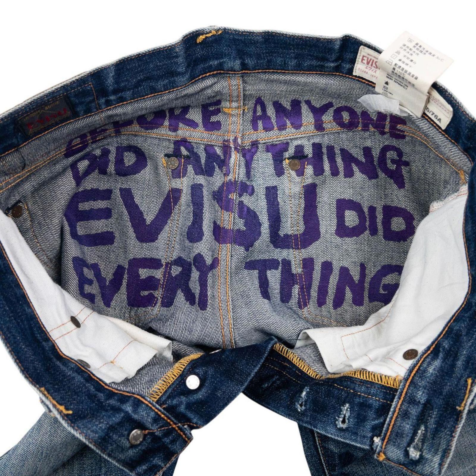 Evisu Vintage 2000s Evisu Robot Gull Japanese Denim Jeans Size W31 Size US 31 - 5 Thumbnail