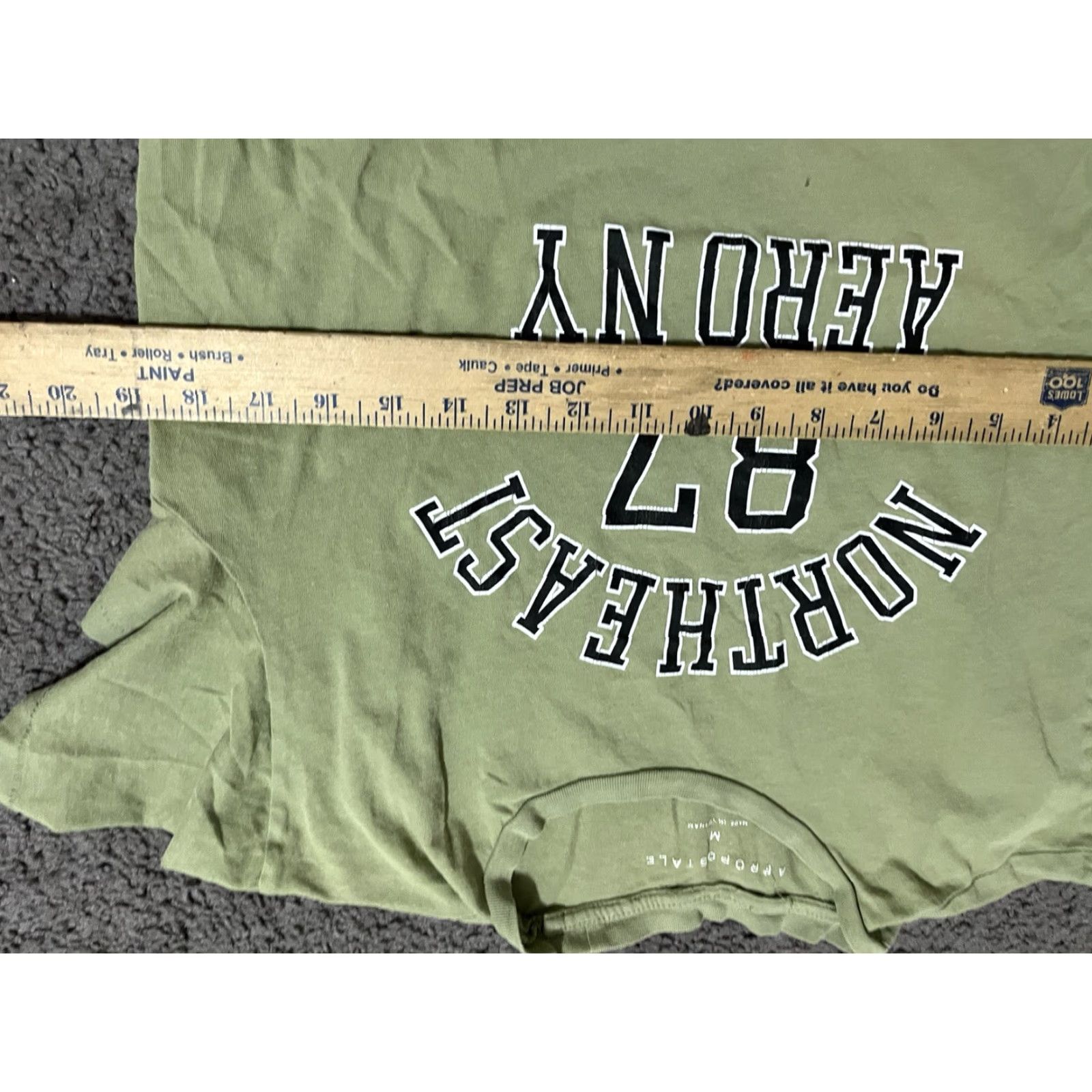 Vintage Aéropostale Mens Graphic Polka Dot Short Sleeve T-Shirt Medium Green USA Size US M / EU 48-50 / 2 - 5 Thumbnail