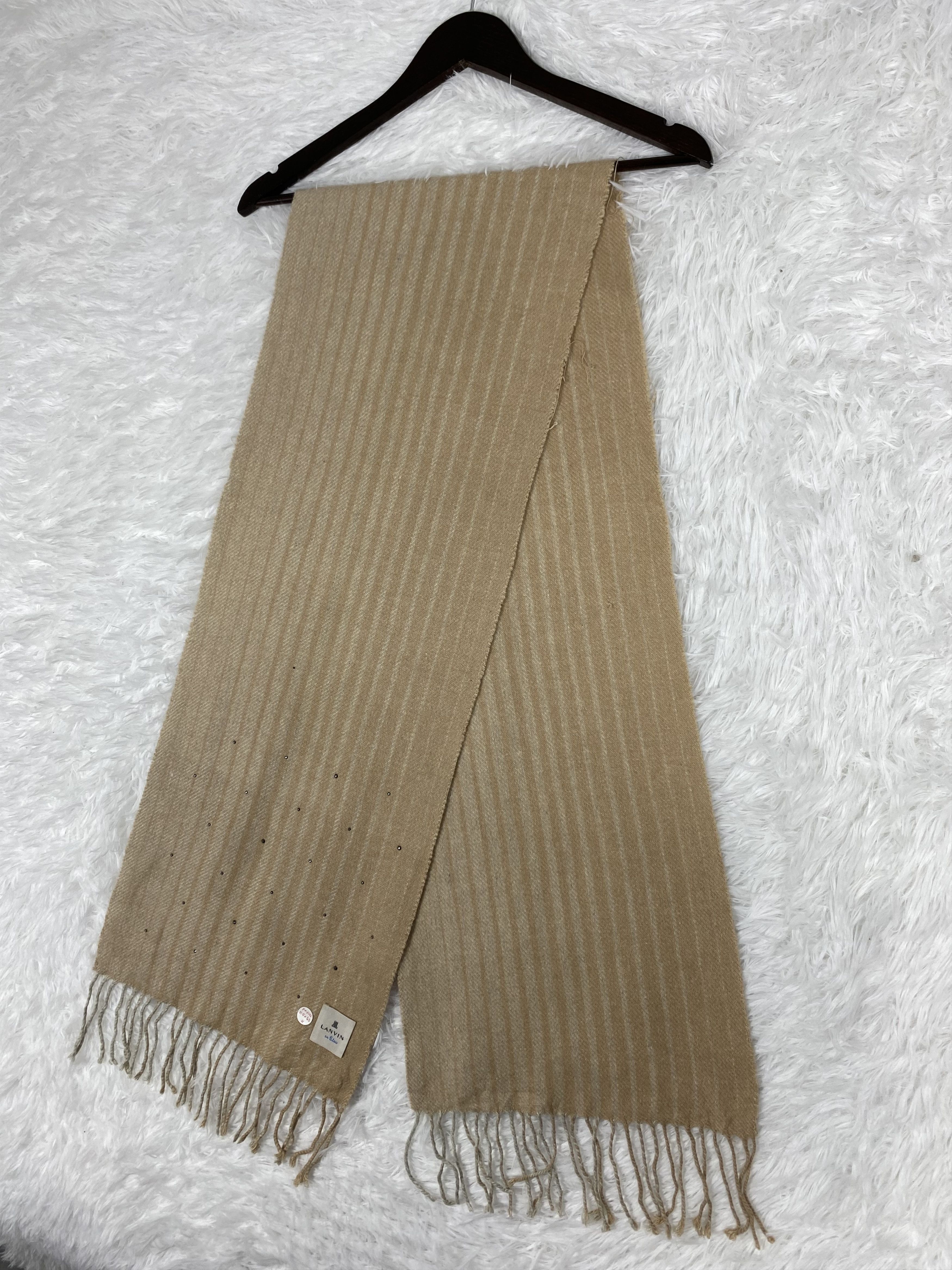 Lanvin Vintage Lanvin Scarf / Muffler Neckwear PM0146 Size ONE SIZE - 2 Thumbnail