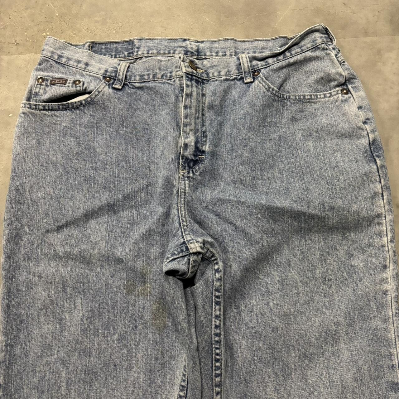 Japanese Brand × Vintage Crazy Vintage Y2K/2000s Light Wash Essential Denim Jeans! Size US 34 / EU 50 - 5 Thumbnail