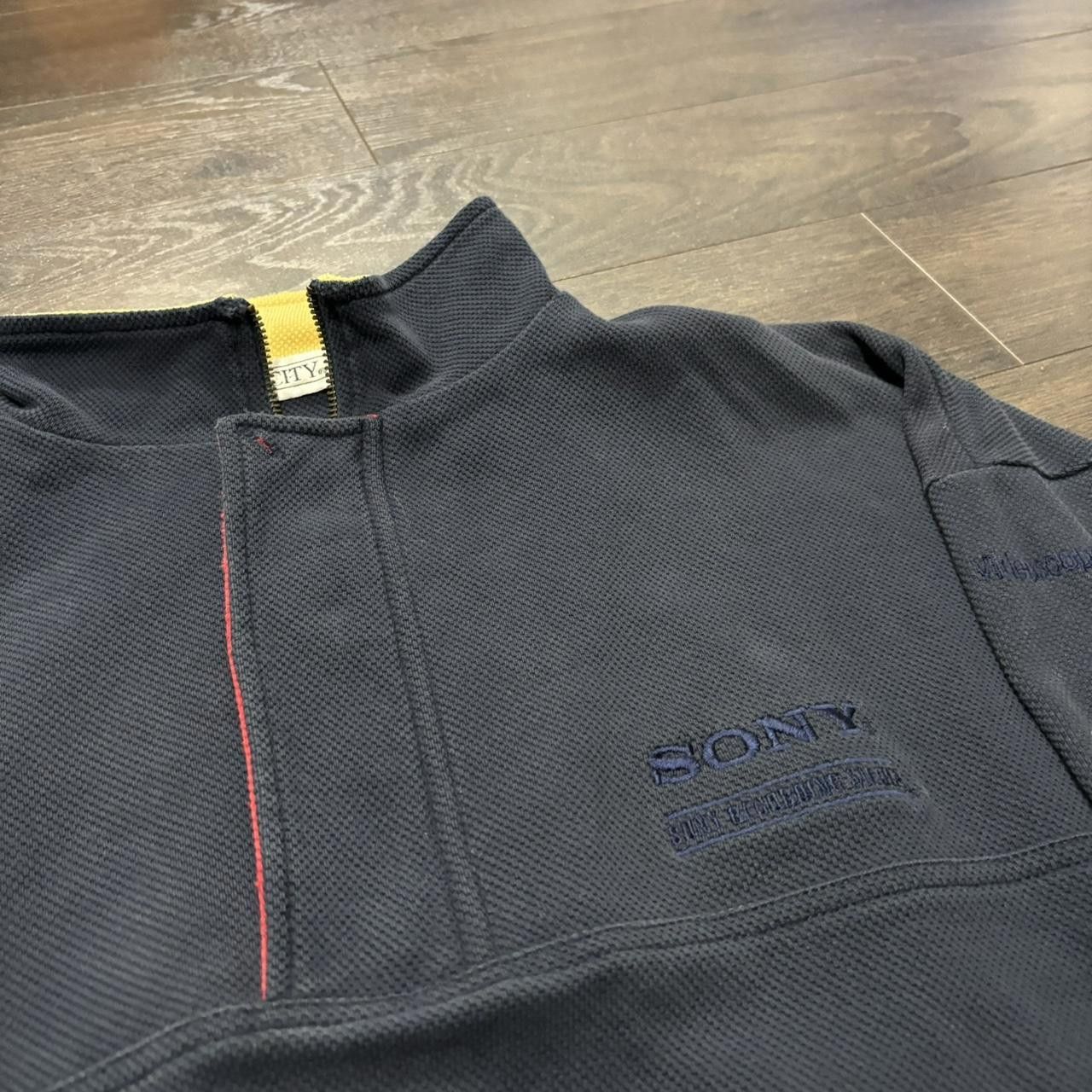 Sony vintage Sony quarter zip collared shirt 00s L Size US L / EU 52-54 / 3 - 1 Thumbnail