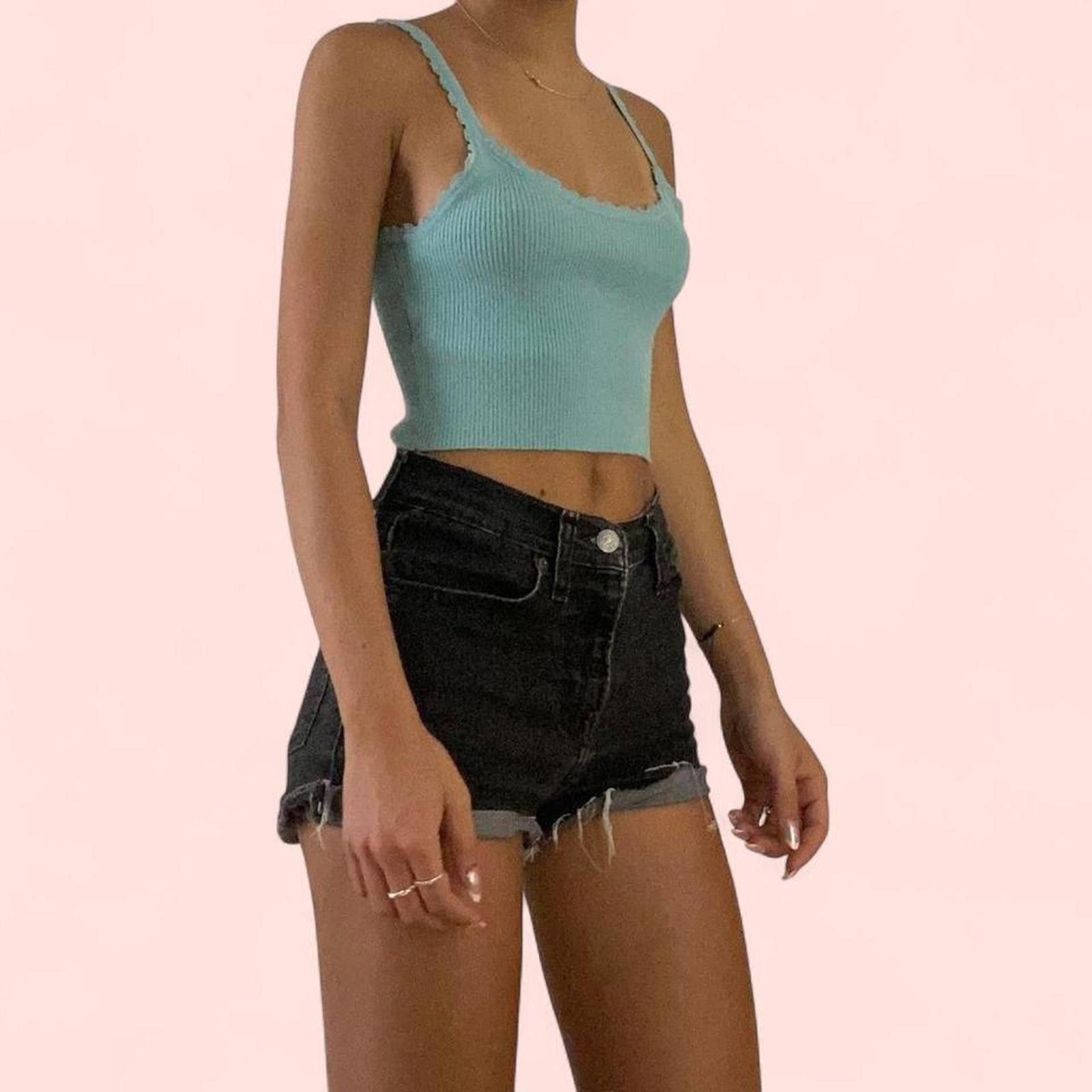 Other Baby blue lace tank top - lottie moss Size S / US 4 / IT 40 - 5 Thumbnail