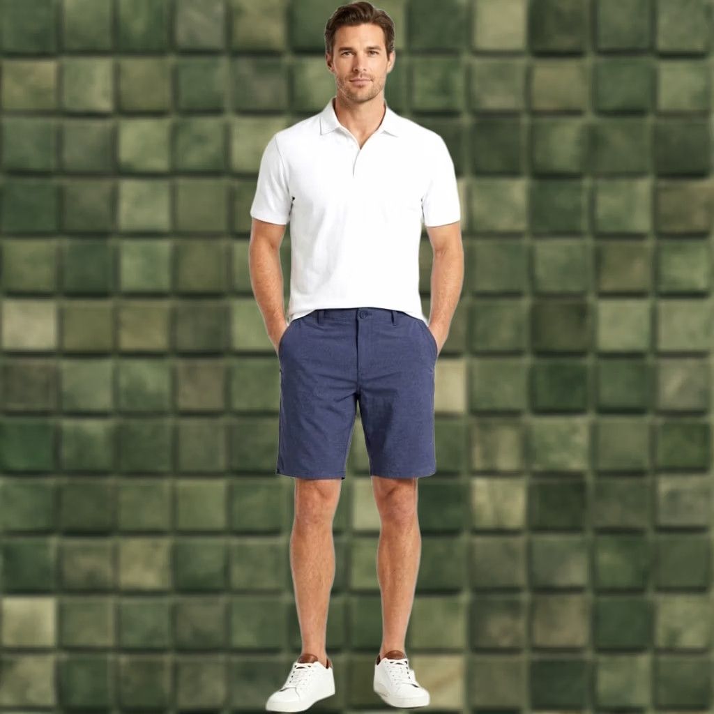 Tommy Bahama Tommy Bahama Boracay Shore Performance Shorts Mens 32 Blue Golf Stretch Chino Summer Casual Moisture Wicking Pockets Quick Dry Size US 32 / EU 48 - 1 Thumbnail