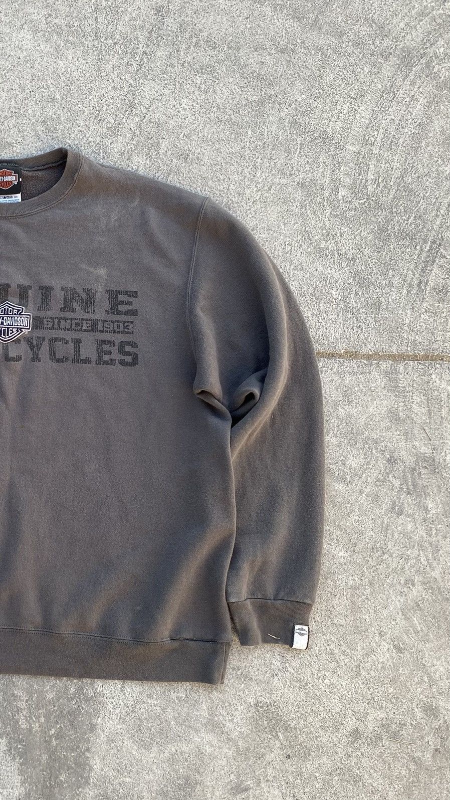 Harley Davidson × Vintage Vintage Harley Davidson Sweatshirt Gray Size US M / EU 48-50 / 2 - 6 Thumbnail