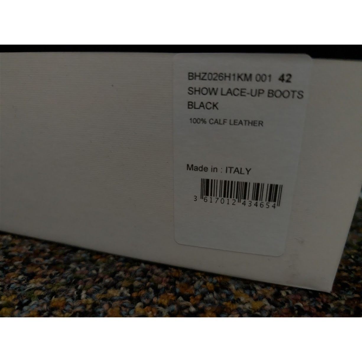 Givenchy o1rshd1 Show Lace-Up Boots in Black Size US 9 / EU 42 - 24 Thumbnail