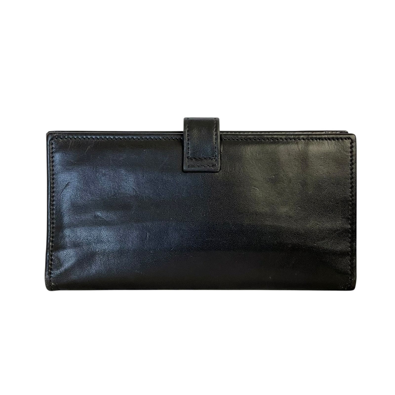 Ghurka × Vintage Vintage Ghurka Marley Hodgson Black Leather Checkbook Wallet Size ONE SIZE - 2 Thumbnail