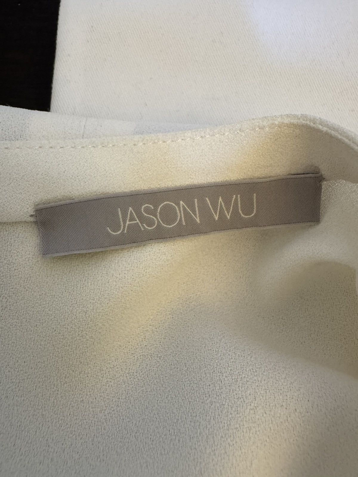 Jason Wu JASON WU Ivory/Beige Beaded Top 6 Size M / US 6-8 / IT 42-44 - 5 Thumbnail