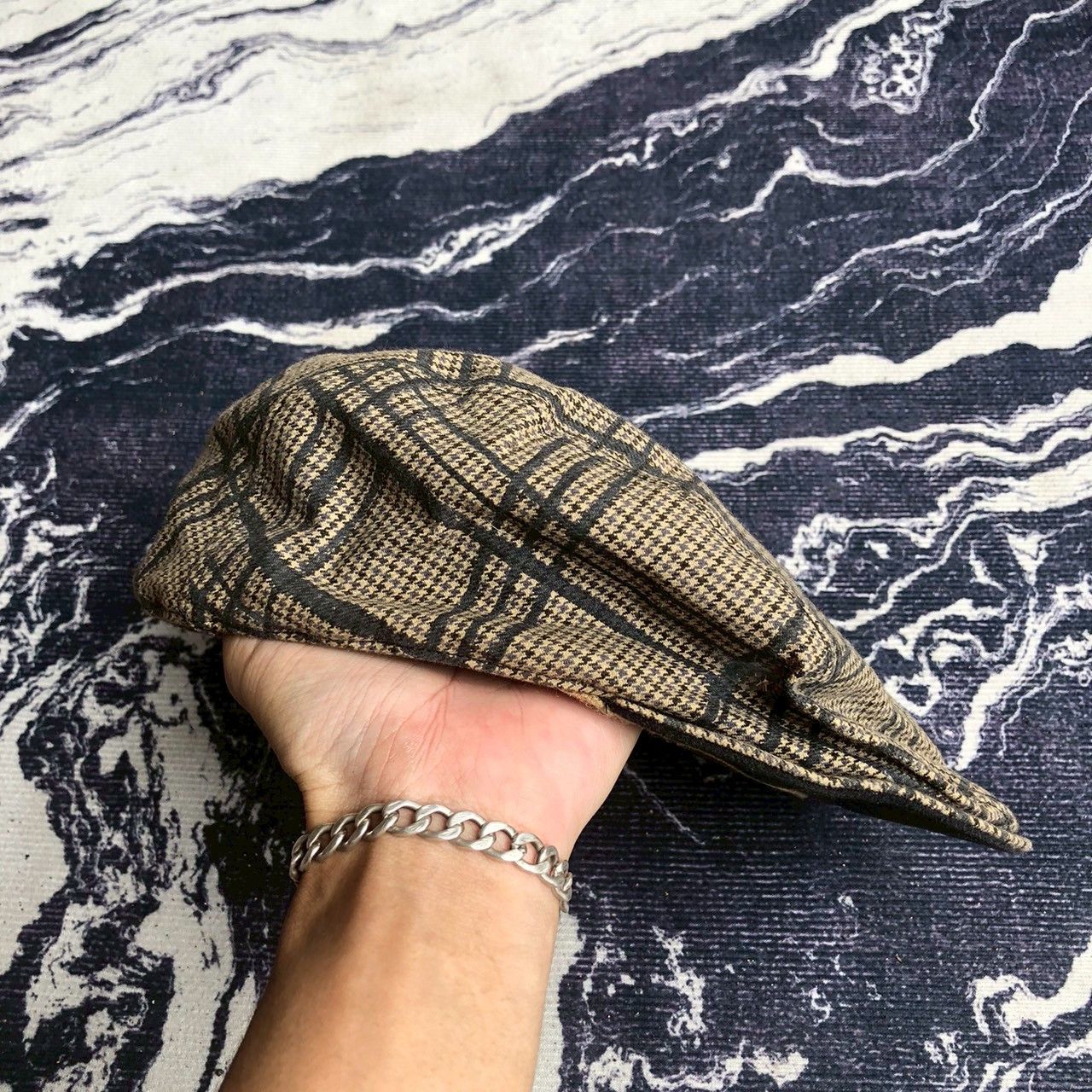 Vivienne Westwood Vintage Vivienne Westwood Orb Button Plaid Hunting Cap Size ONE SIZE - 3 Thumbnail