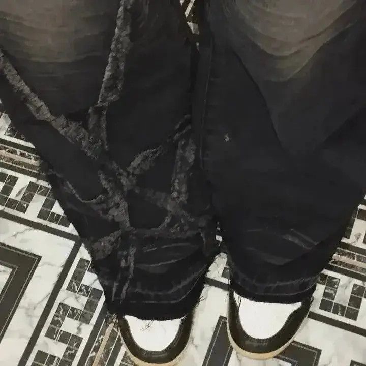 Japanese Brand Streetwear Y2K Gothic Baggy Jeans Size US 32 / EU 48 - 6 Thumbnail