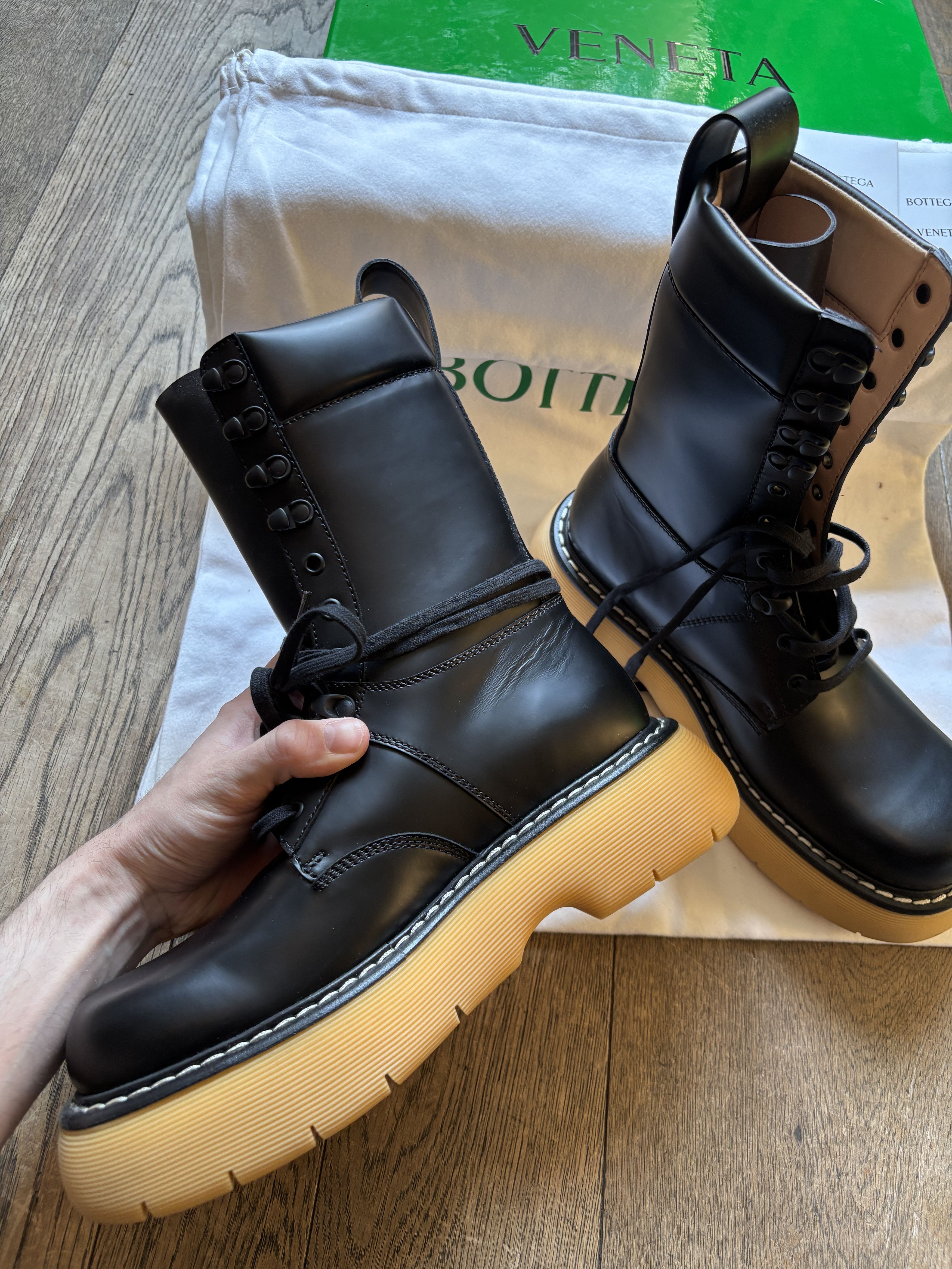 Bottega Veneta Bottega Veneta Combat Rubber Boots Size US 8 / EU 41 - 5 Thumbnail