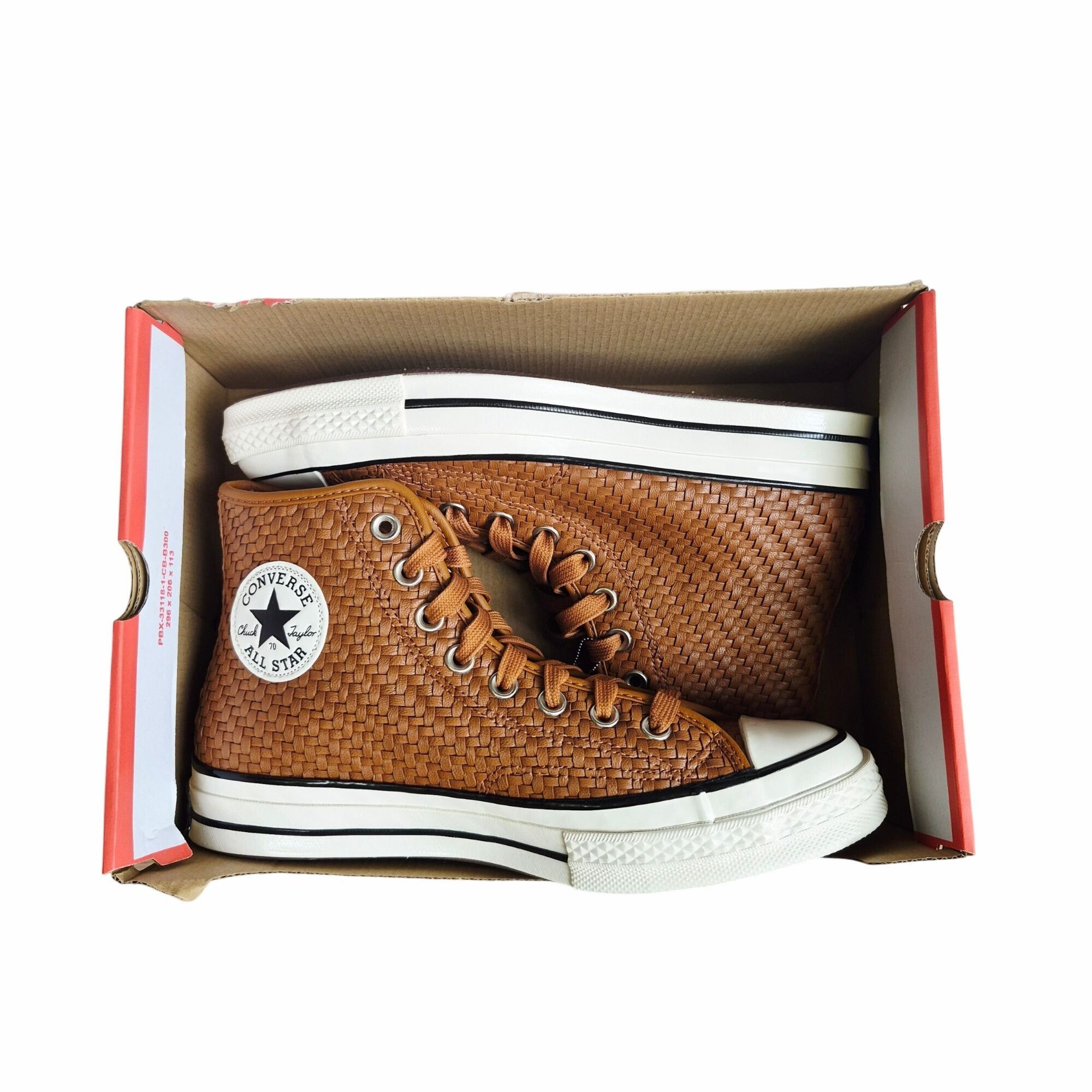 Converse ⭐Converse Chuck 70 Hi Woven Leather Size 7 Men's shoes Sneak Size US 7 / EU 40 - 7 Thumbnail