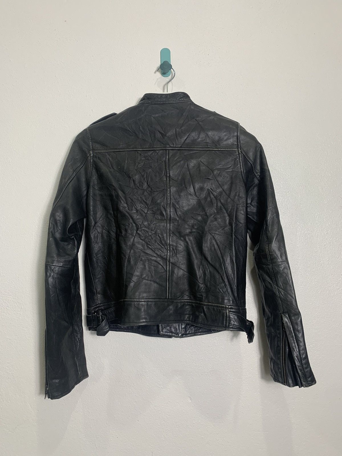 Japanese Brand Studious leather biker jacket(Sheep skin) Size S / US 4 / IT 40 - 2 Thumbnail
