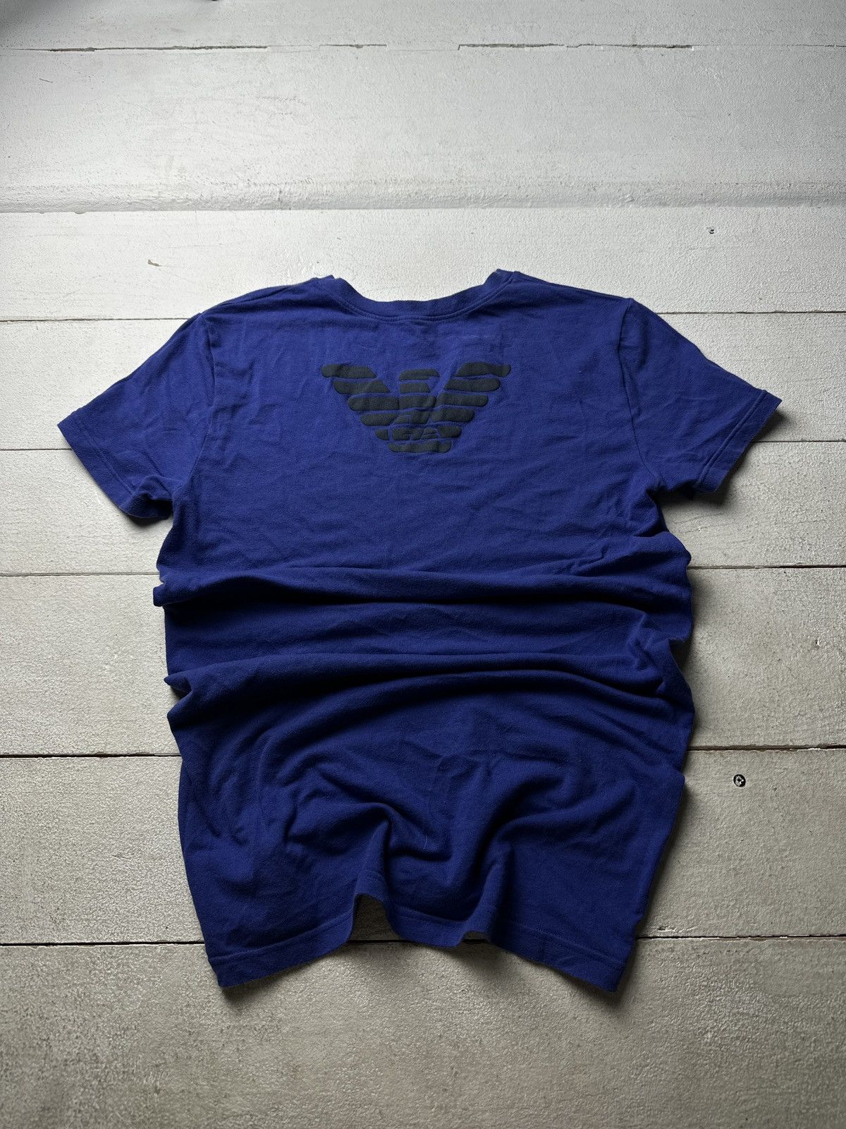 Emporio Armani 🚨Y2K Big Logo EMPORIO ARMANI T-shirt Avant Garde Size US S / EU 44-46 / 1 - 2 Thumbnail