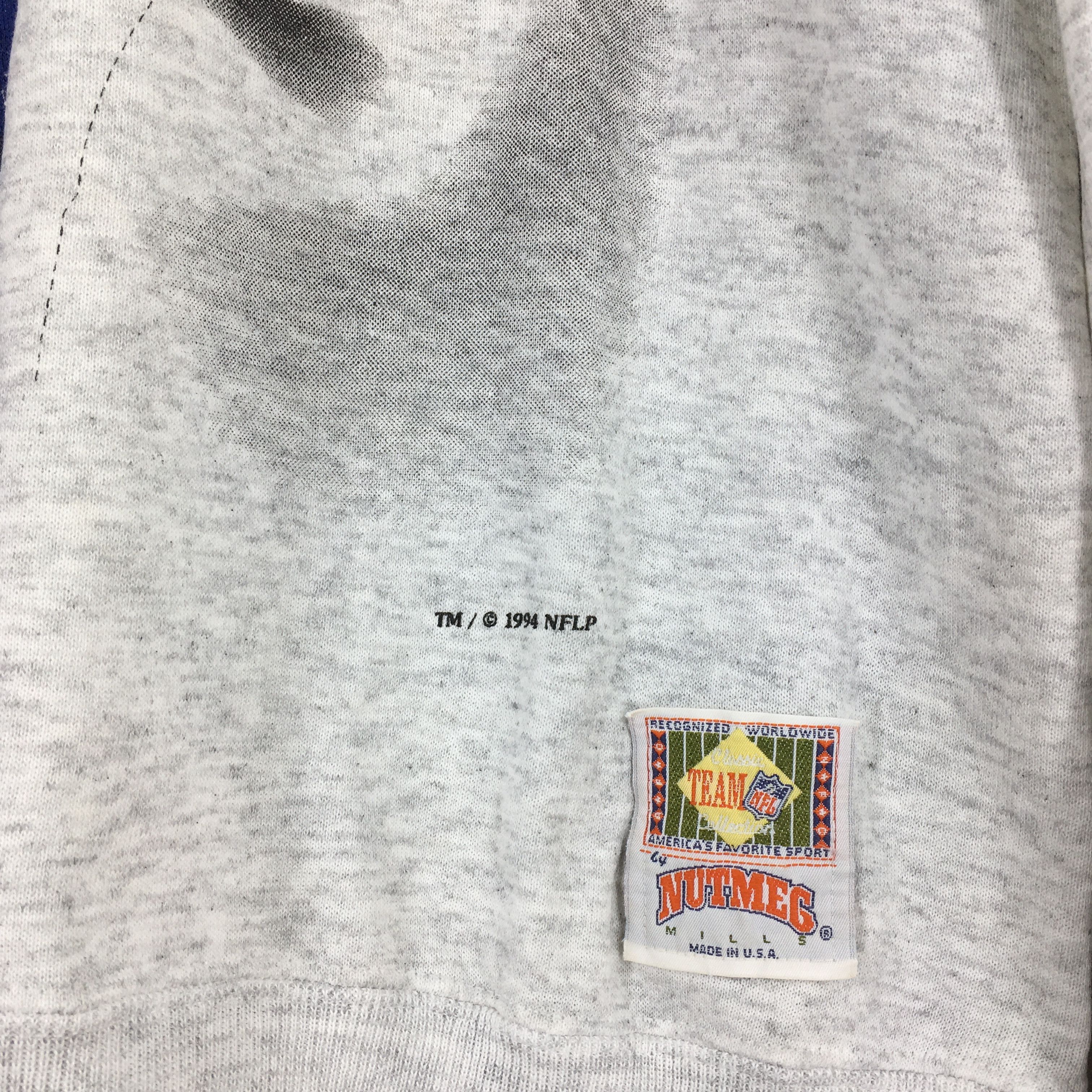 NFL × Vintage Vintage 90s Carolina Panthers Nfl Sweatshirt Large Size US L / EU 52-54 / 3 - 3 Thumbnail