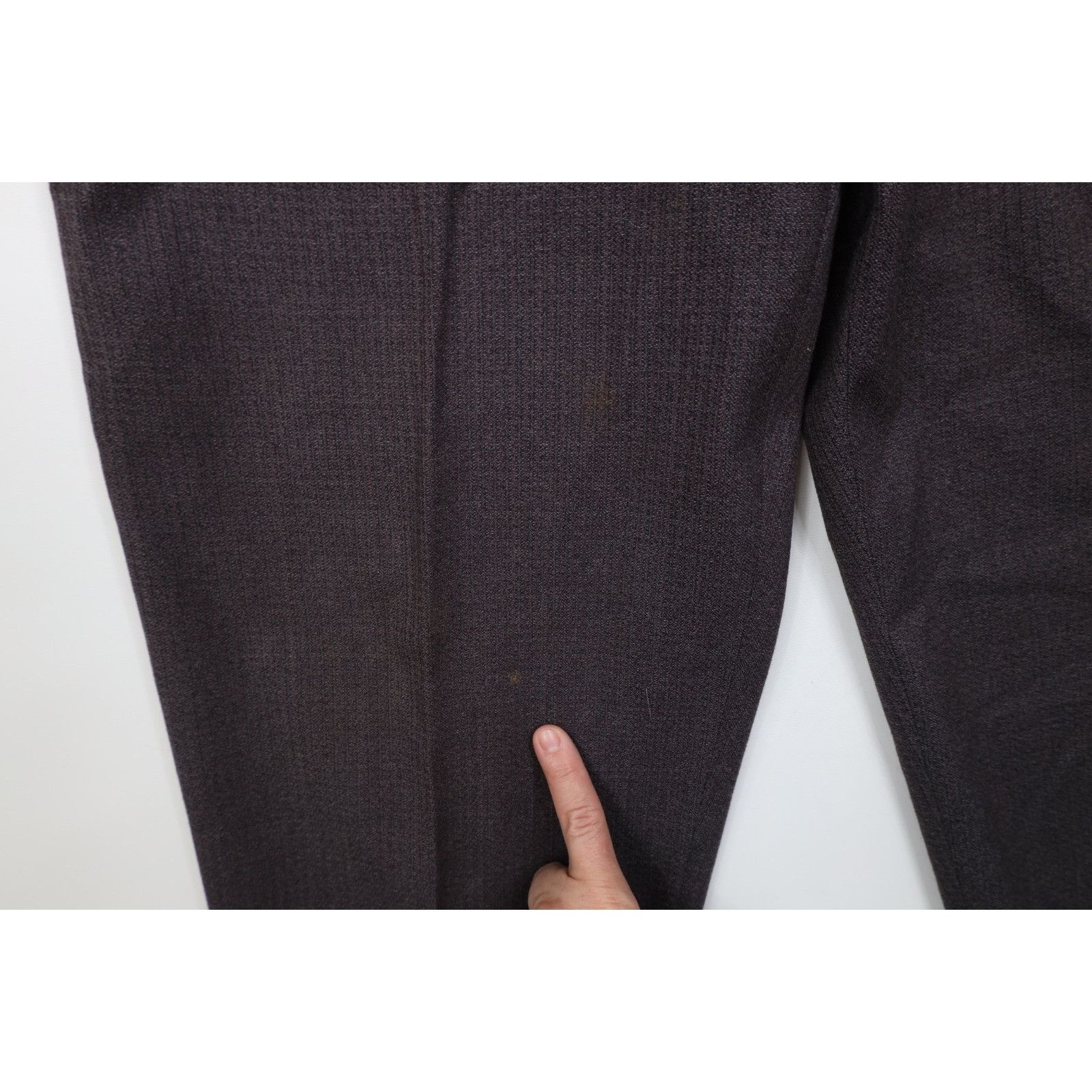 Vintage Vintage 50s 60s Rockabilly Heavy 2 Piece Wool Suit Brown Size 40R - 17 Thumbnail