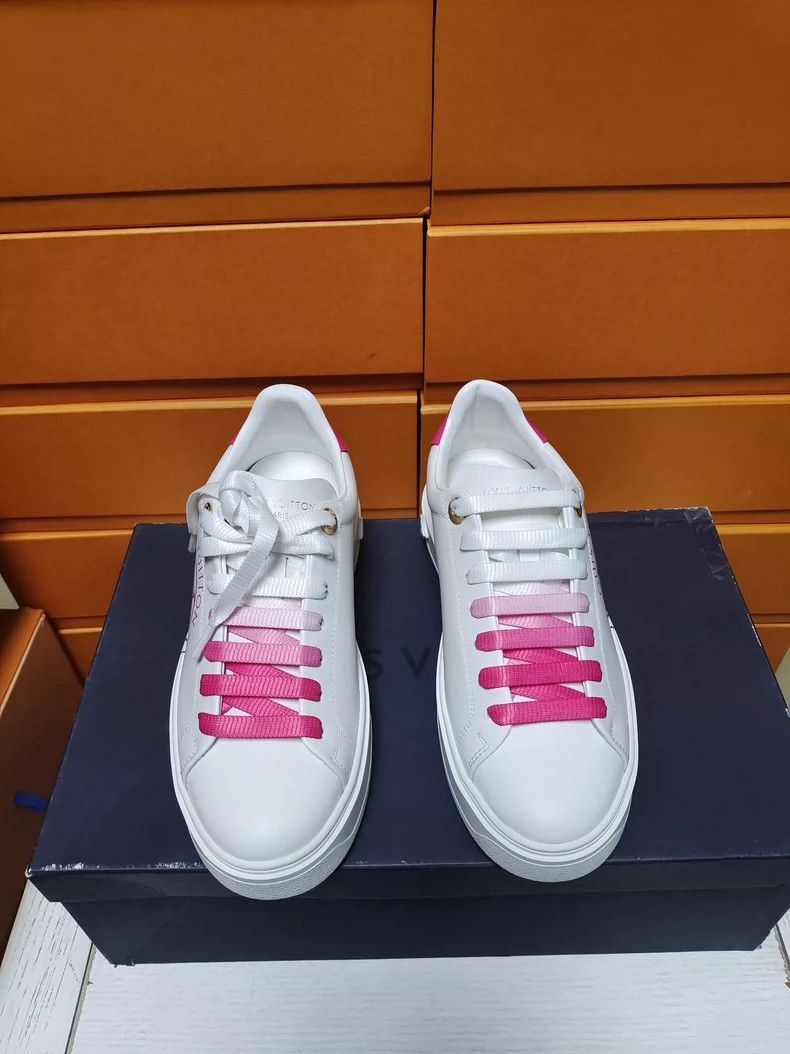 Louis Vuitton Louis Vuitton Louis Vuitton LowTop Lace-2506 Size US 5 / IT 35 - 3 Thumbnail
